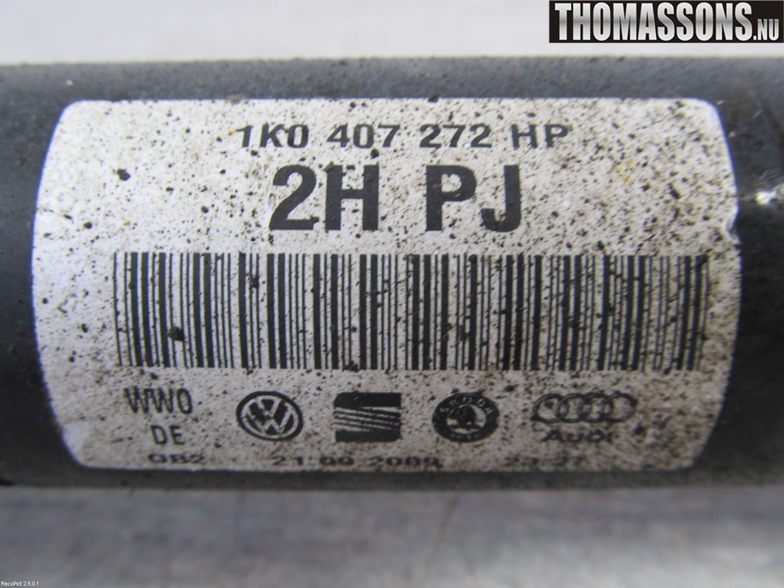 Volkswagen VW PASSAT 05-11 Drivaxel Fram Höger