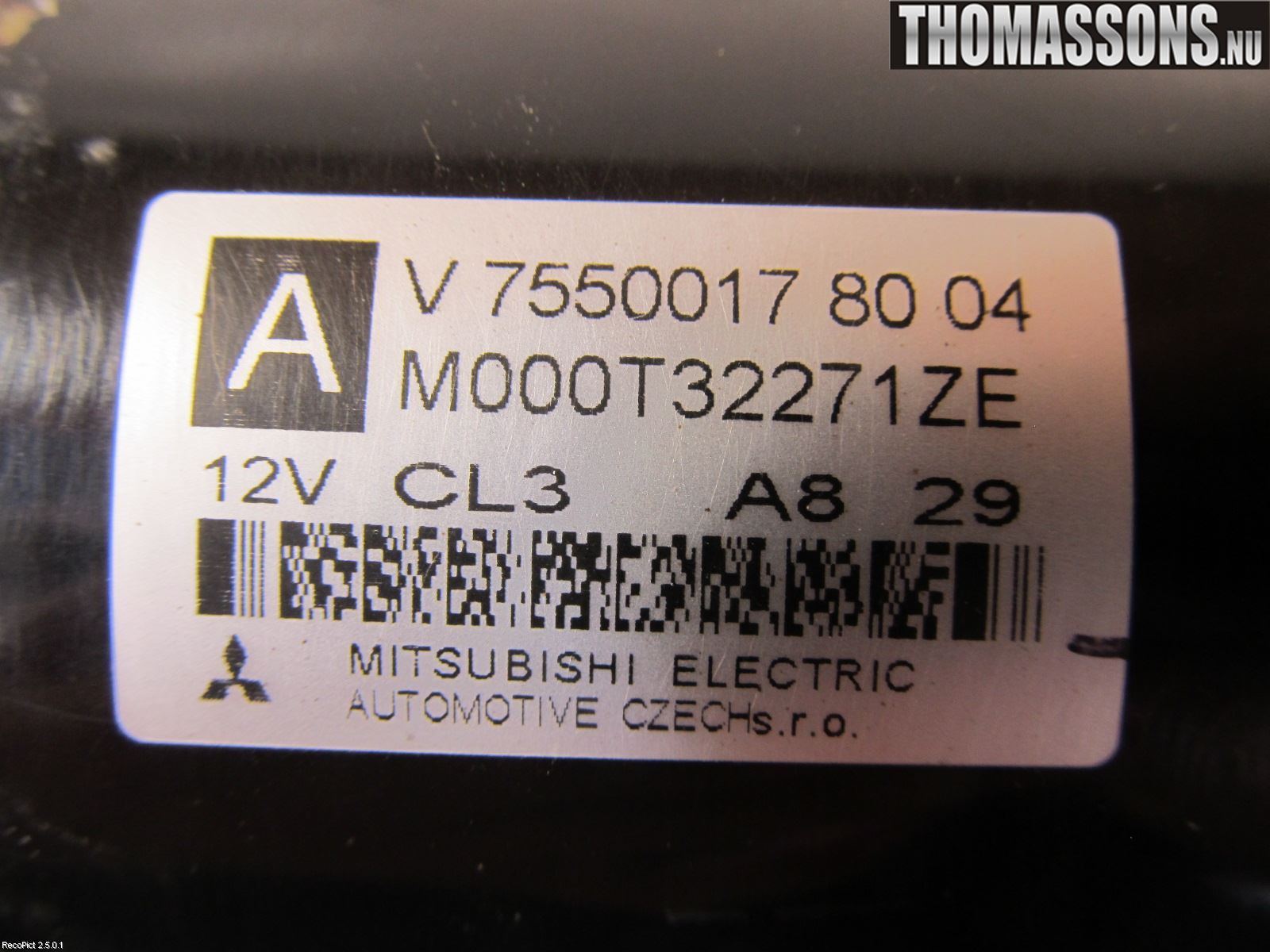 Peugeot 207 Startmotor