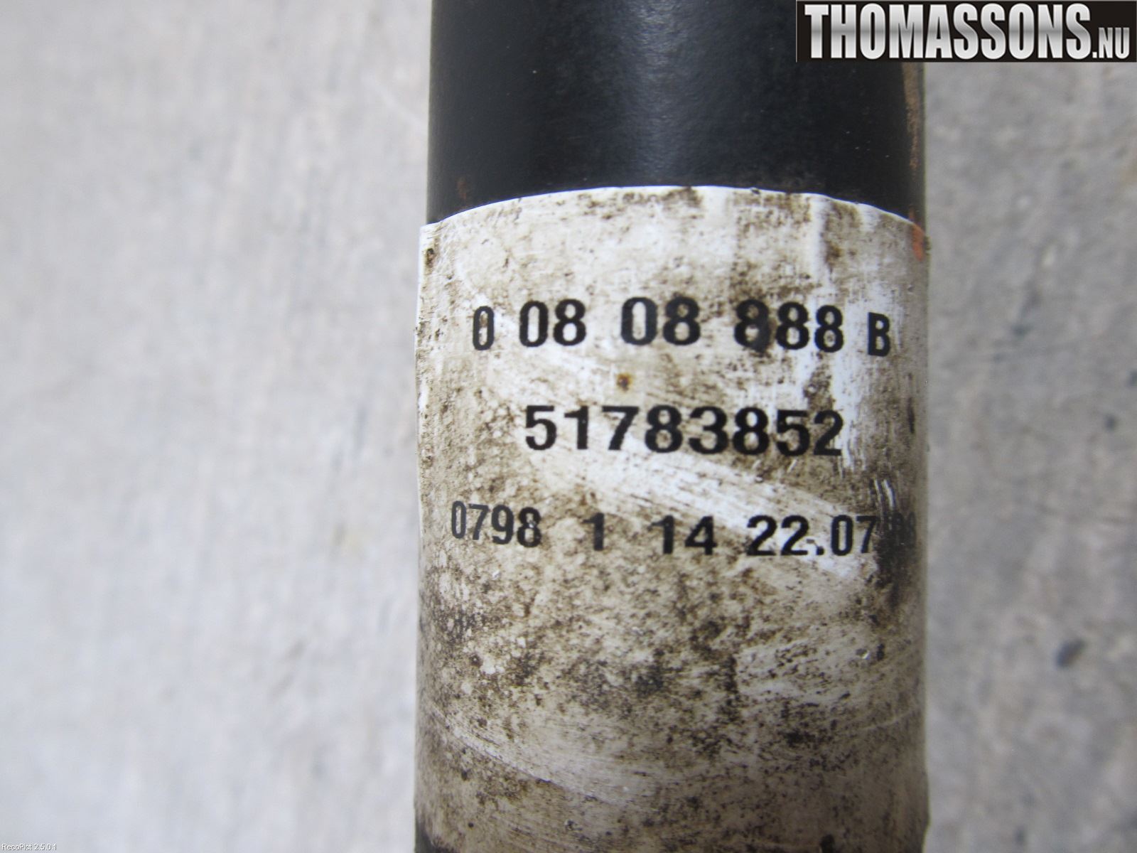 Citroen NEMO Drivaxel Fram Höger