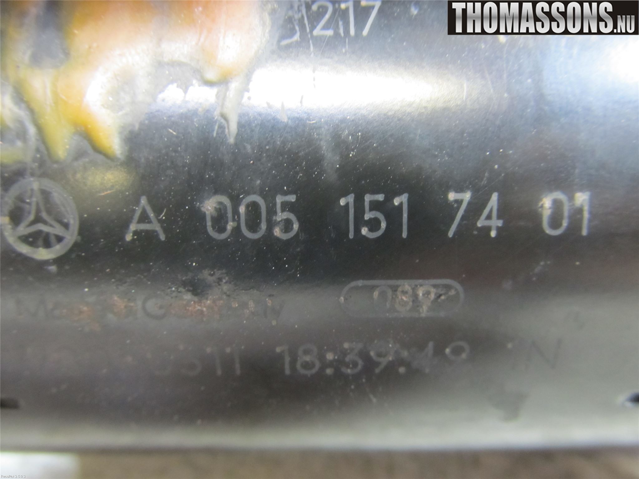 Mercedes-Benz MB B-KLASS (W245) 05-12 Startmotor Diesel