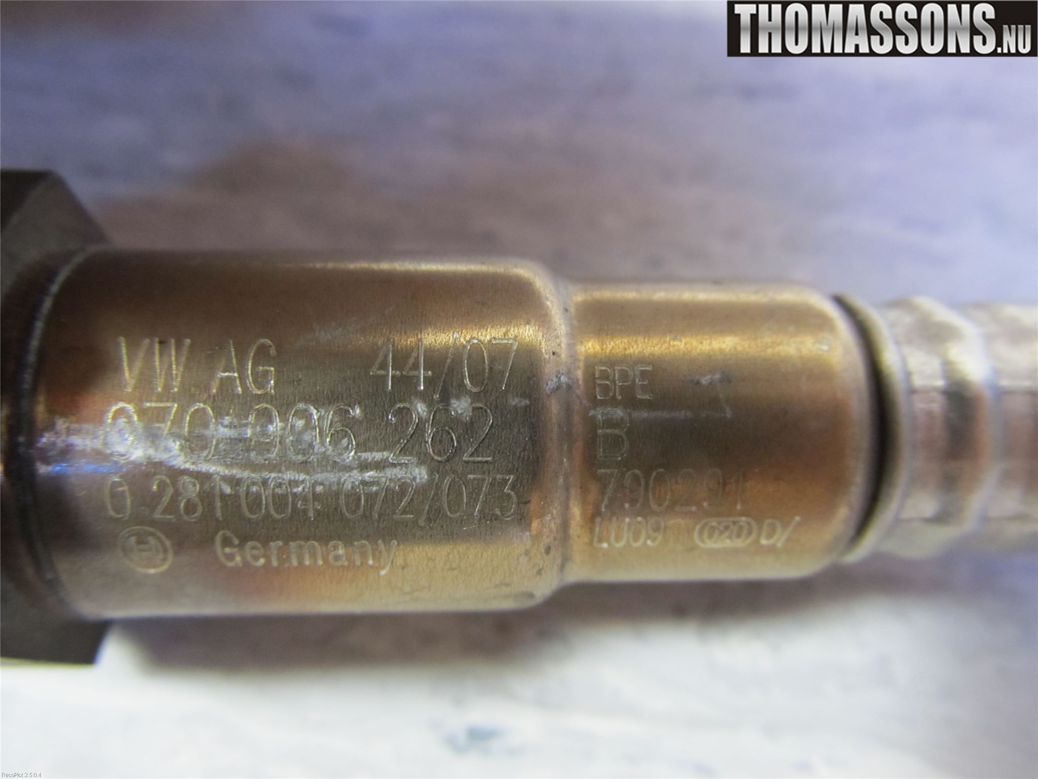 Audi A5 07-16 Injlambdasond