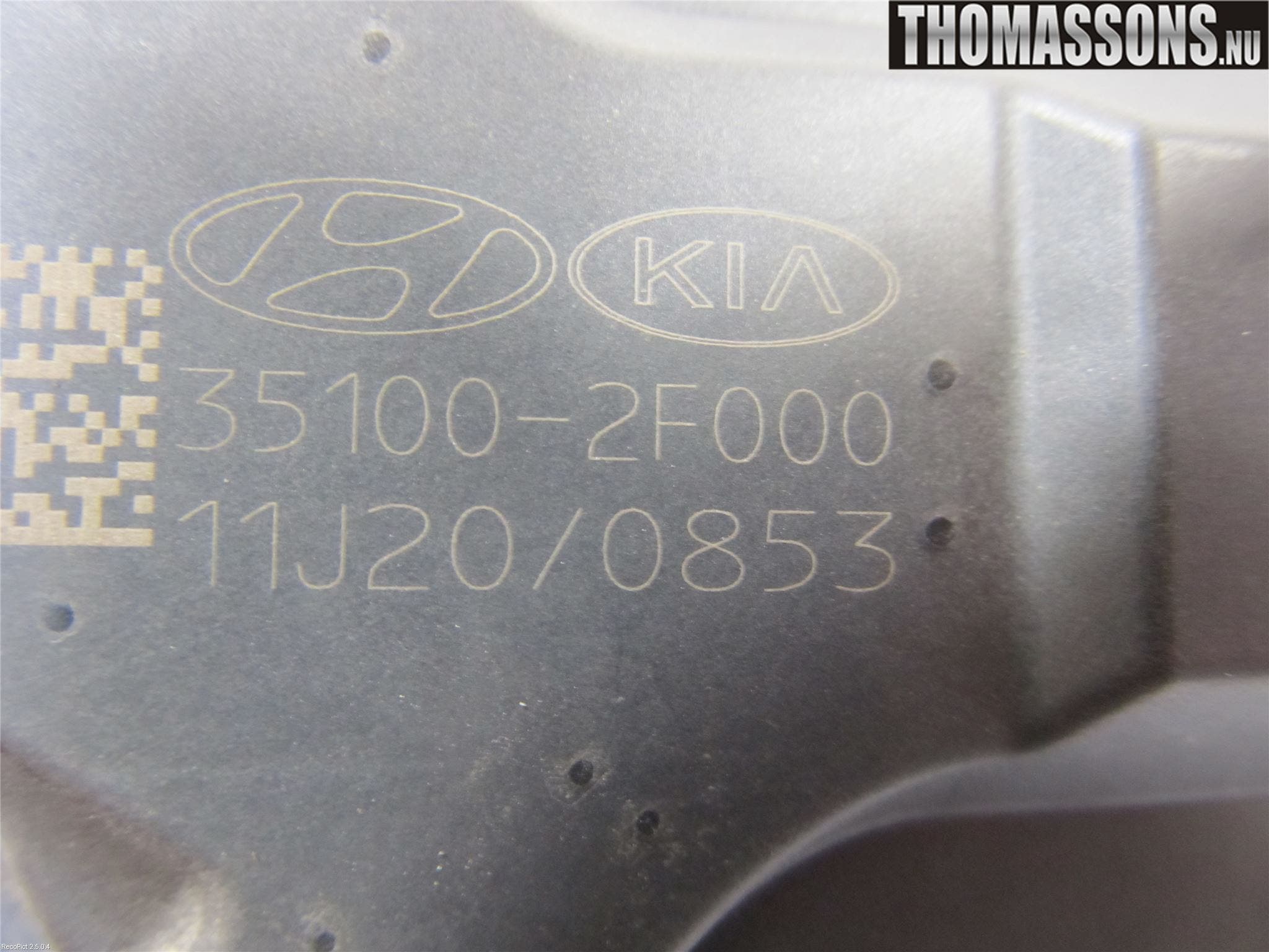 Hyundai ix35 Injspjällhus