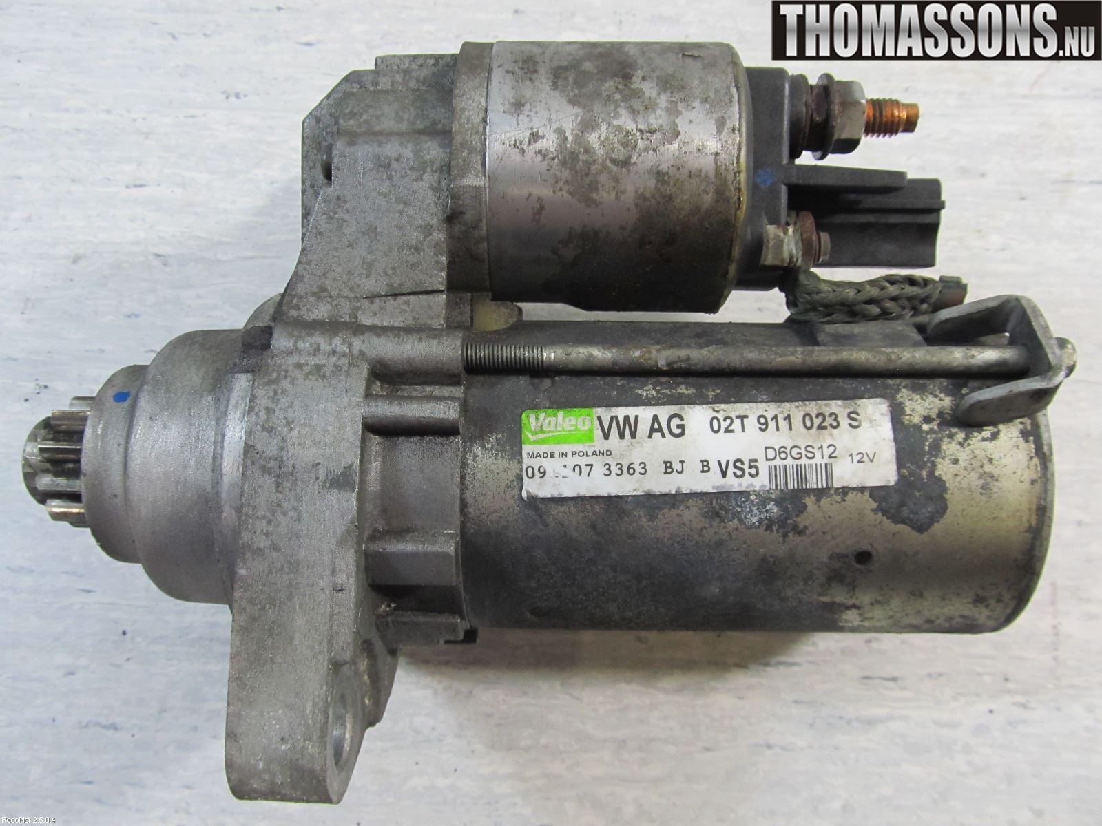 Skoda ROOMSTER Startmotor