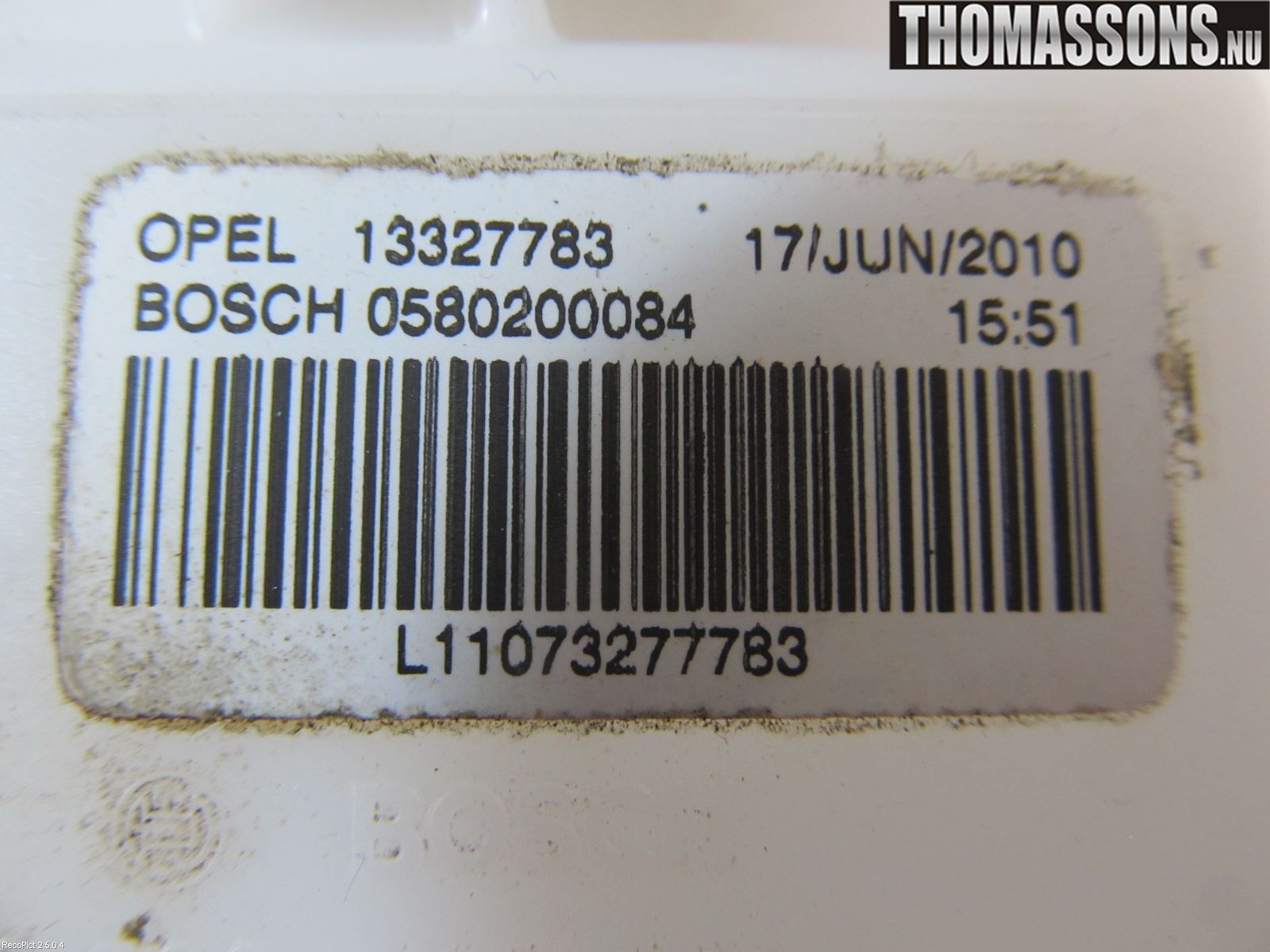 Opel CORSA D 07-14 Bränsle Insppump Bensin