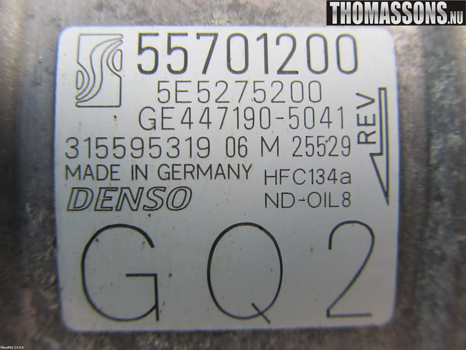 Opel CORSA D 07-14 Ac Kompressor