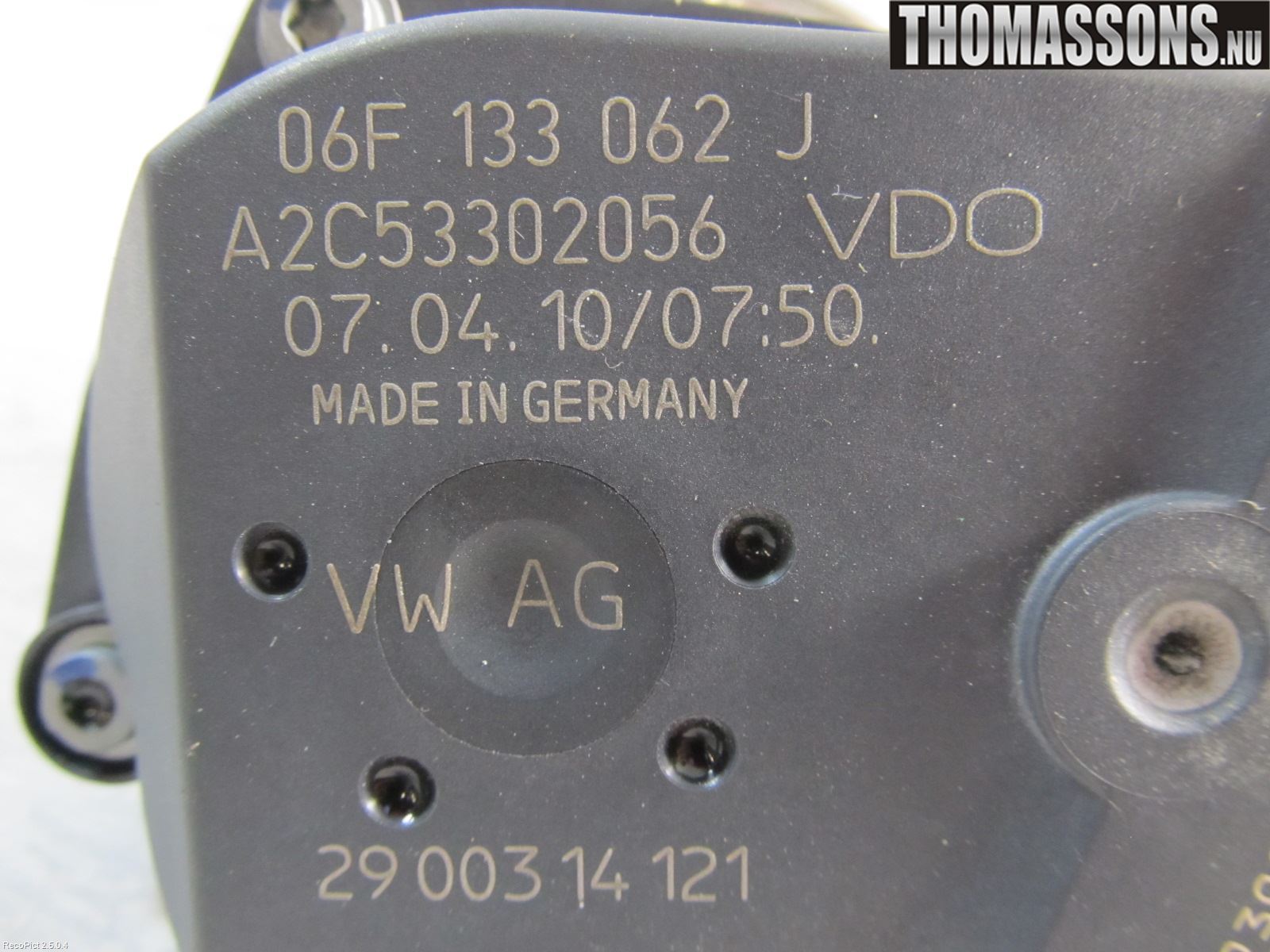 Audi A4/S4 08-11 Injspjällhus