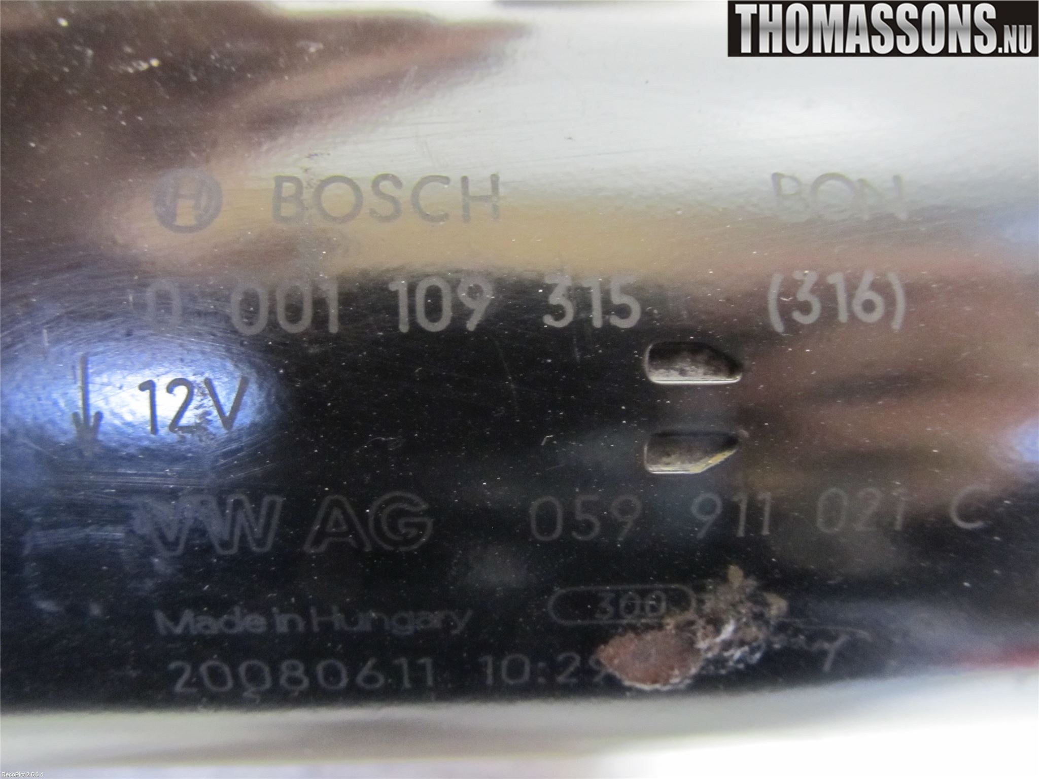 Audi A4/S4 08-11 Startmotor Diesel