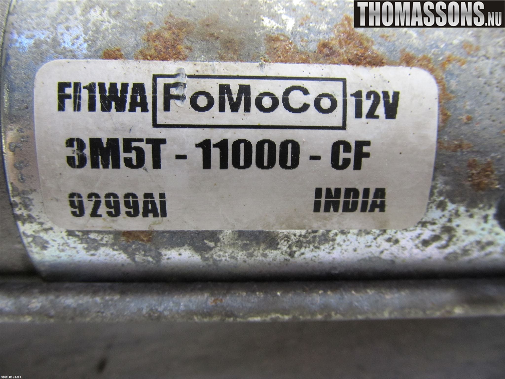 Ford FOCUS 08-11 Startmotor Diesel