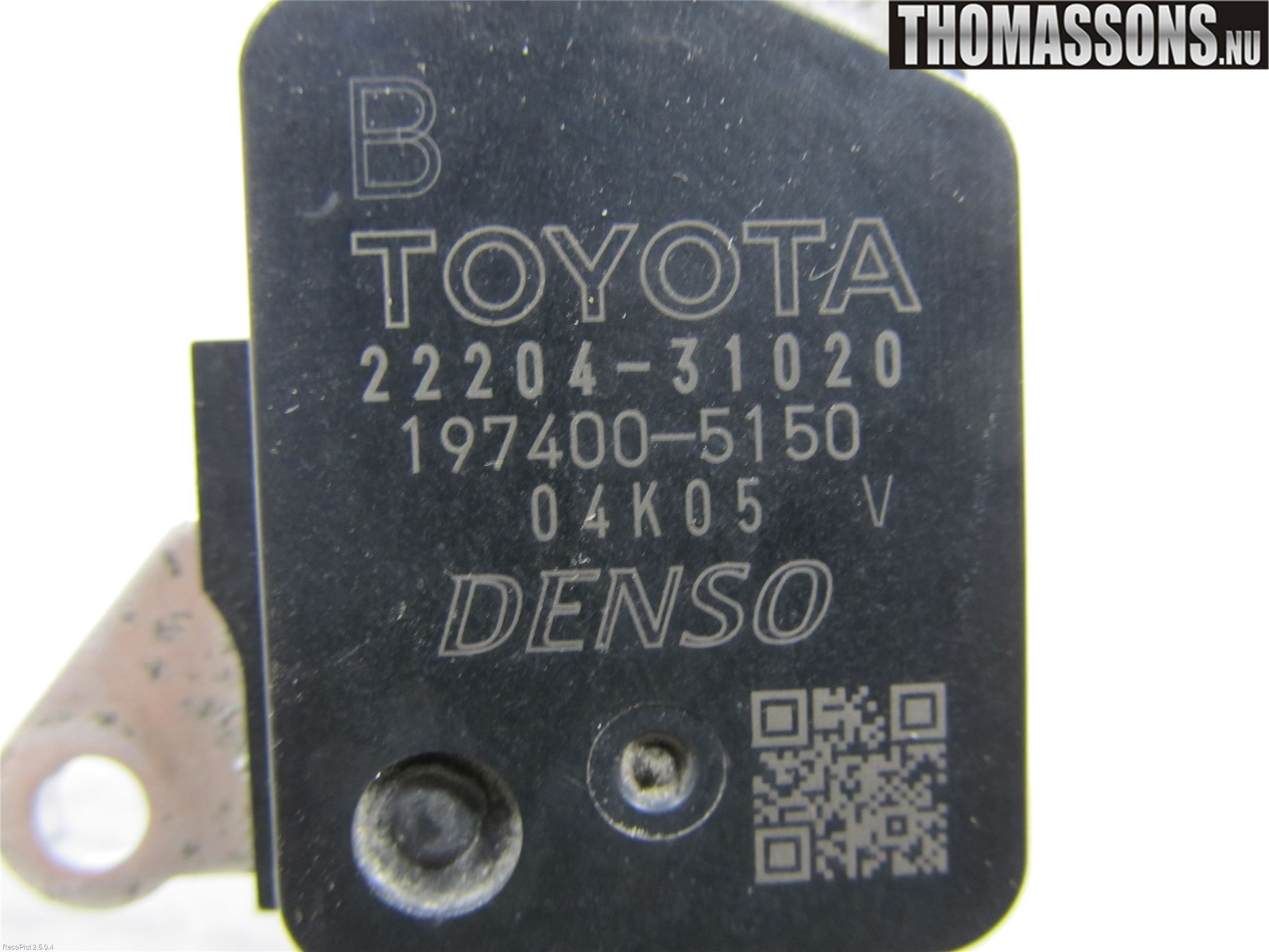 Toyota RAV 4 06-12 Injluftmassamätare