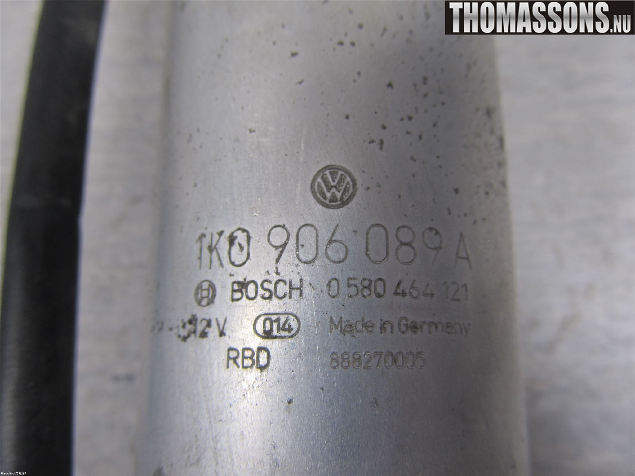 Volkswagen VW PASSAT CC 08-16 Bränslepump El