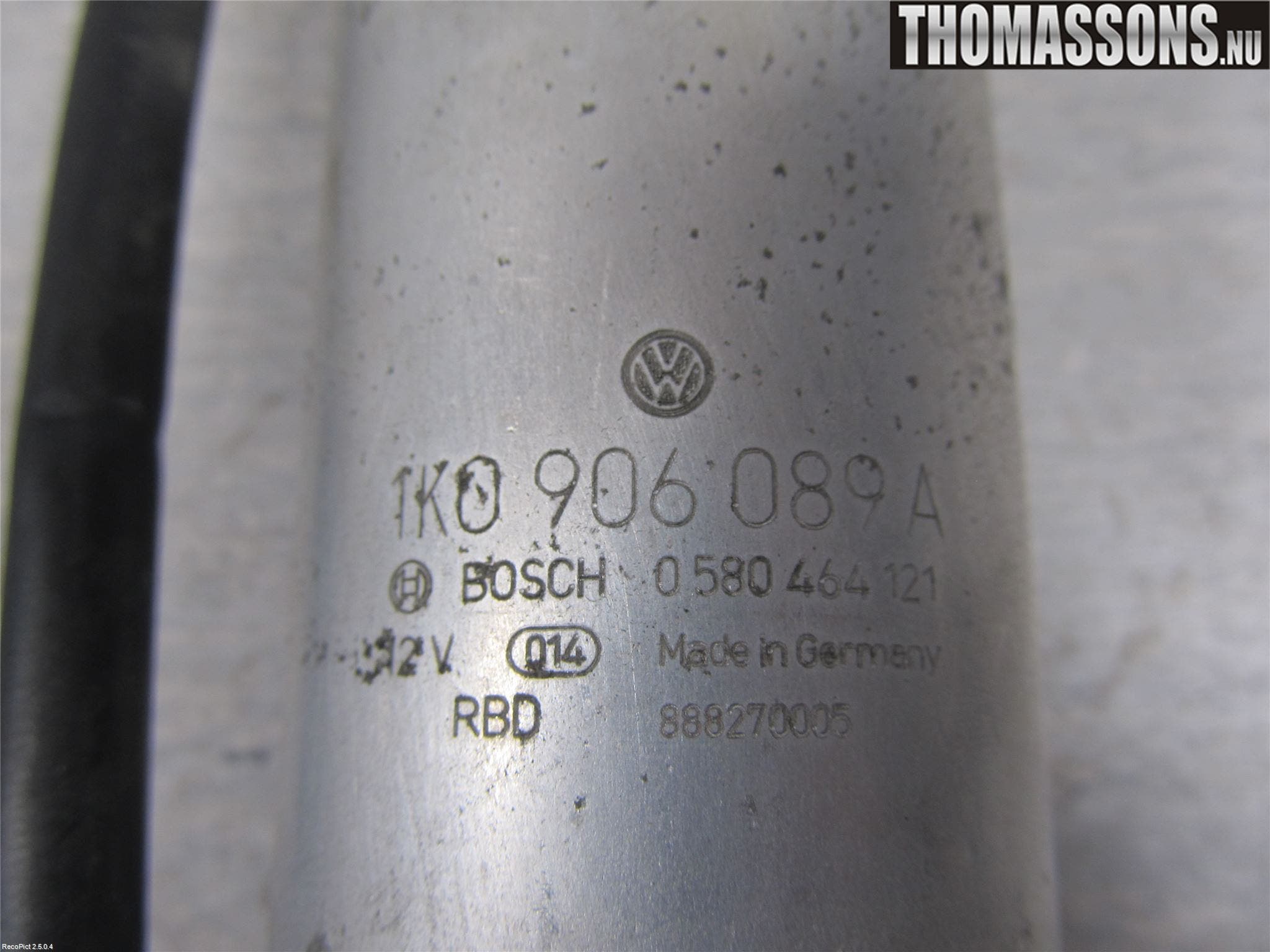 Volkswagen VW PASSAT CC 08-16 Bränslepump El