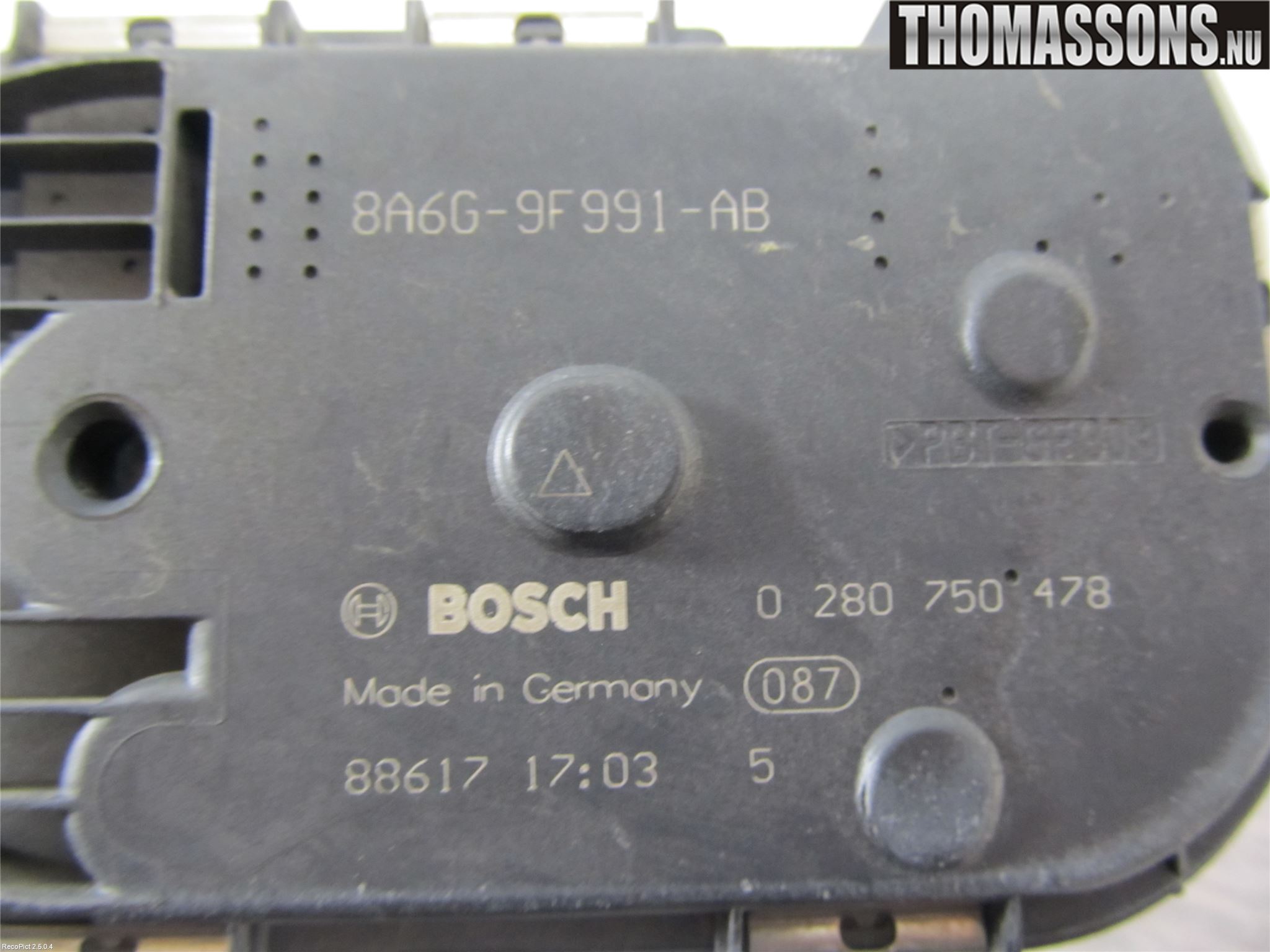 Ford FIESTA 09-12 Injspjällhus