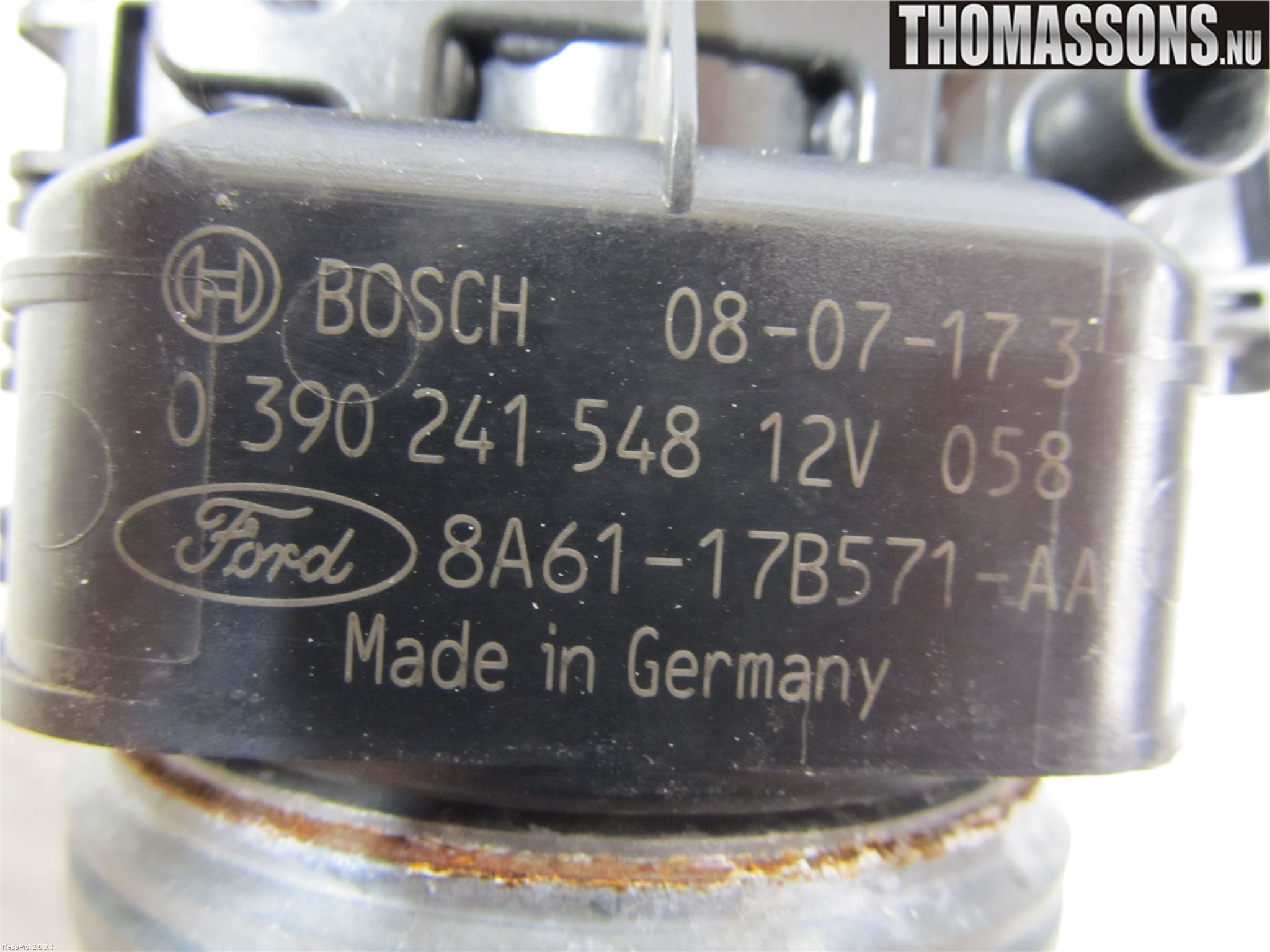 Ford FIESTA 09-12 Torkarmotor Vindruta