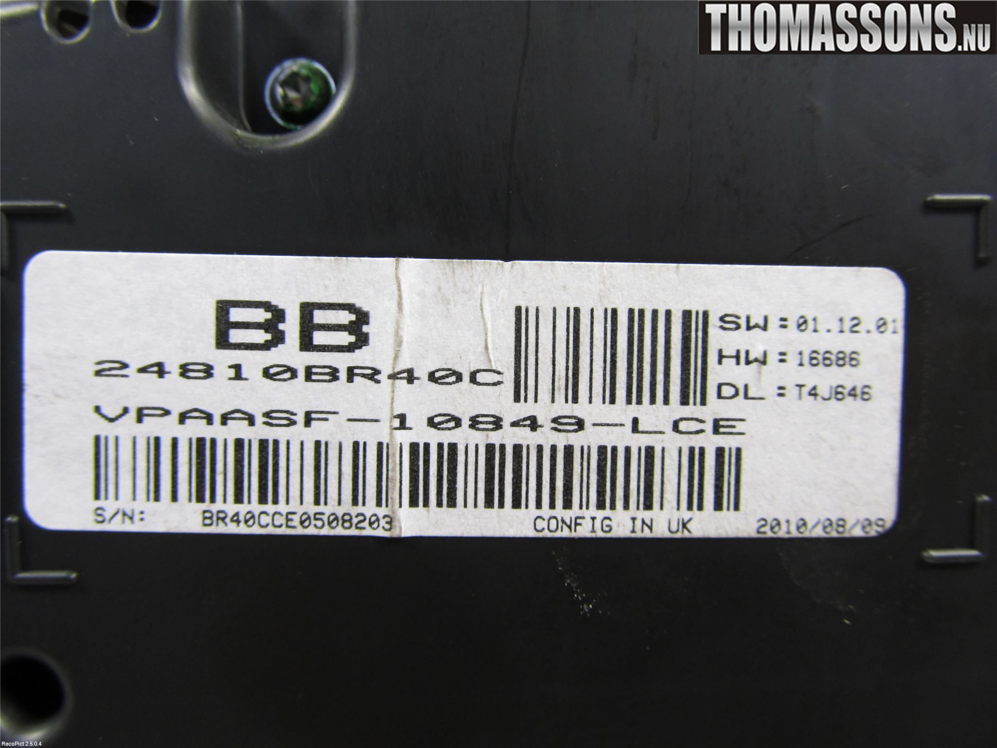 Nissan QASHQAI   07-10 Instrument Komb
