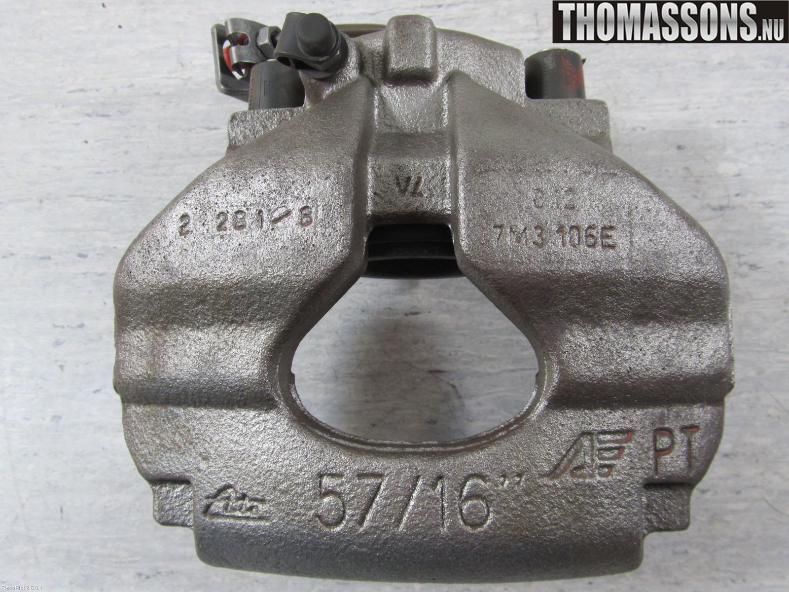 Volkswagen VW SHARAN      01-10 Bromsok Fram Höger