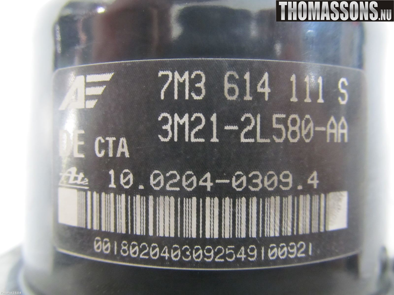 Volkswagen VW SHARAN      01-10 Abs Hydraulaggregat