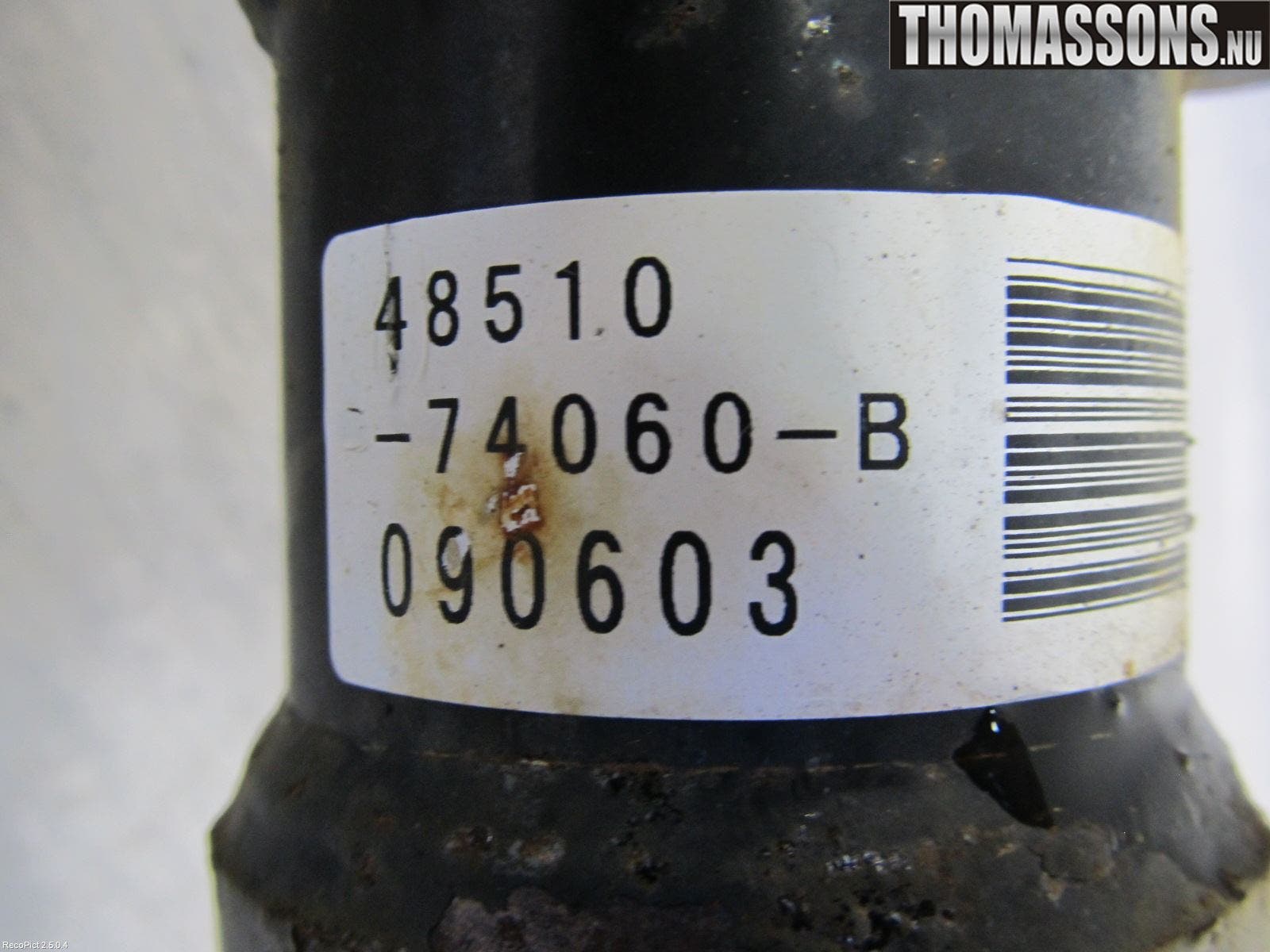 Toyota iQ Fjäderben Fram Höger