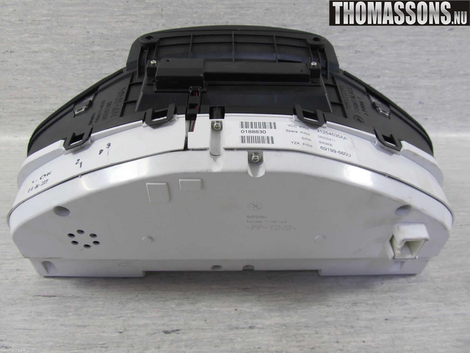 Volvo V70 08-13 Instrument Komb