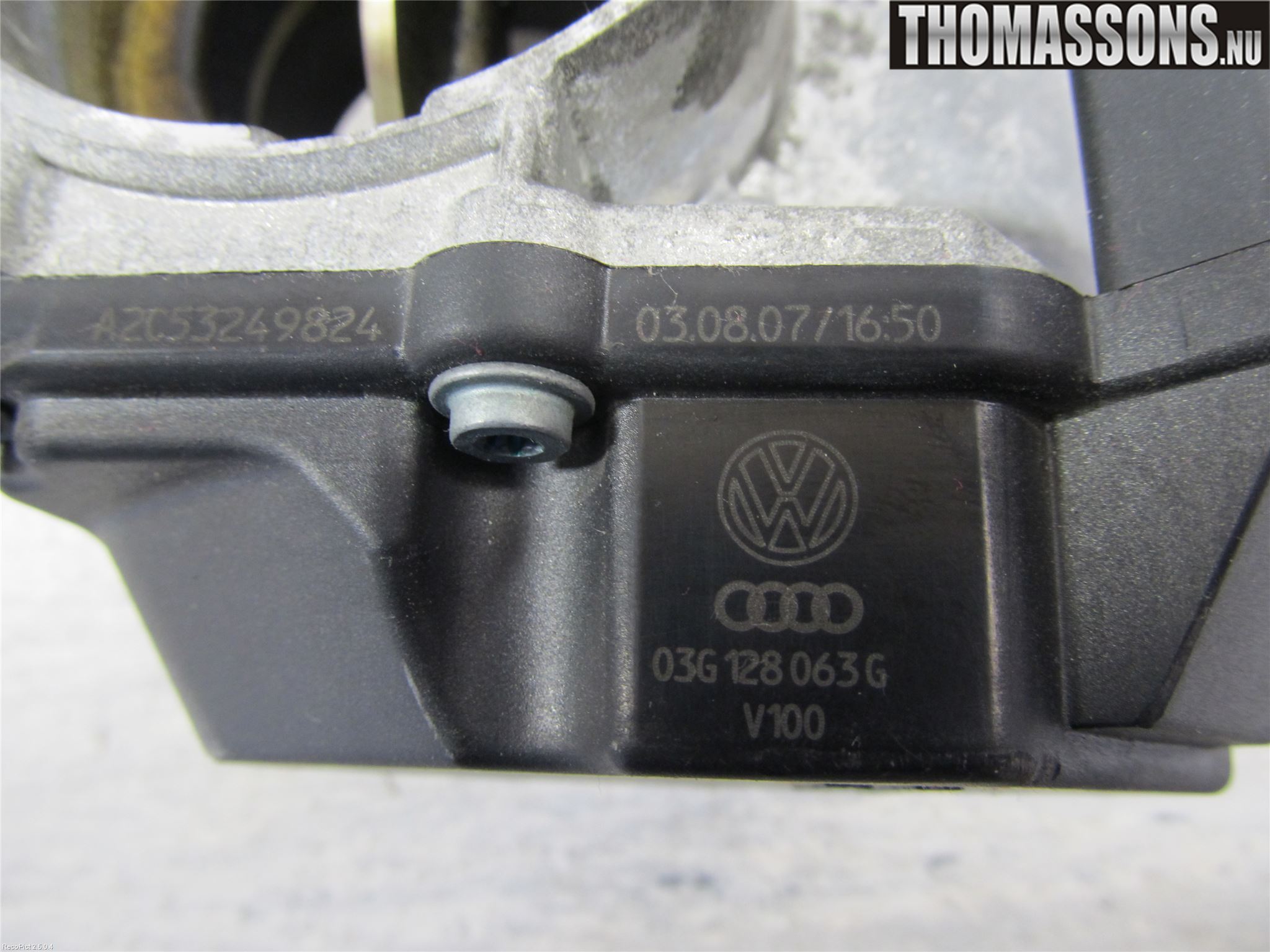 Volkswagen VW CADDY      04-10 Injspjällhus