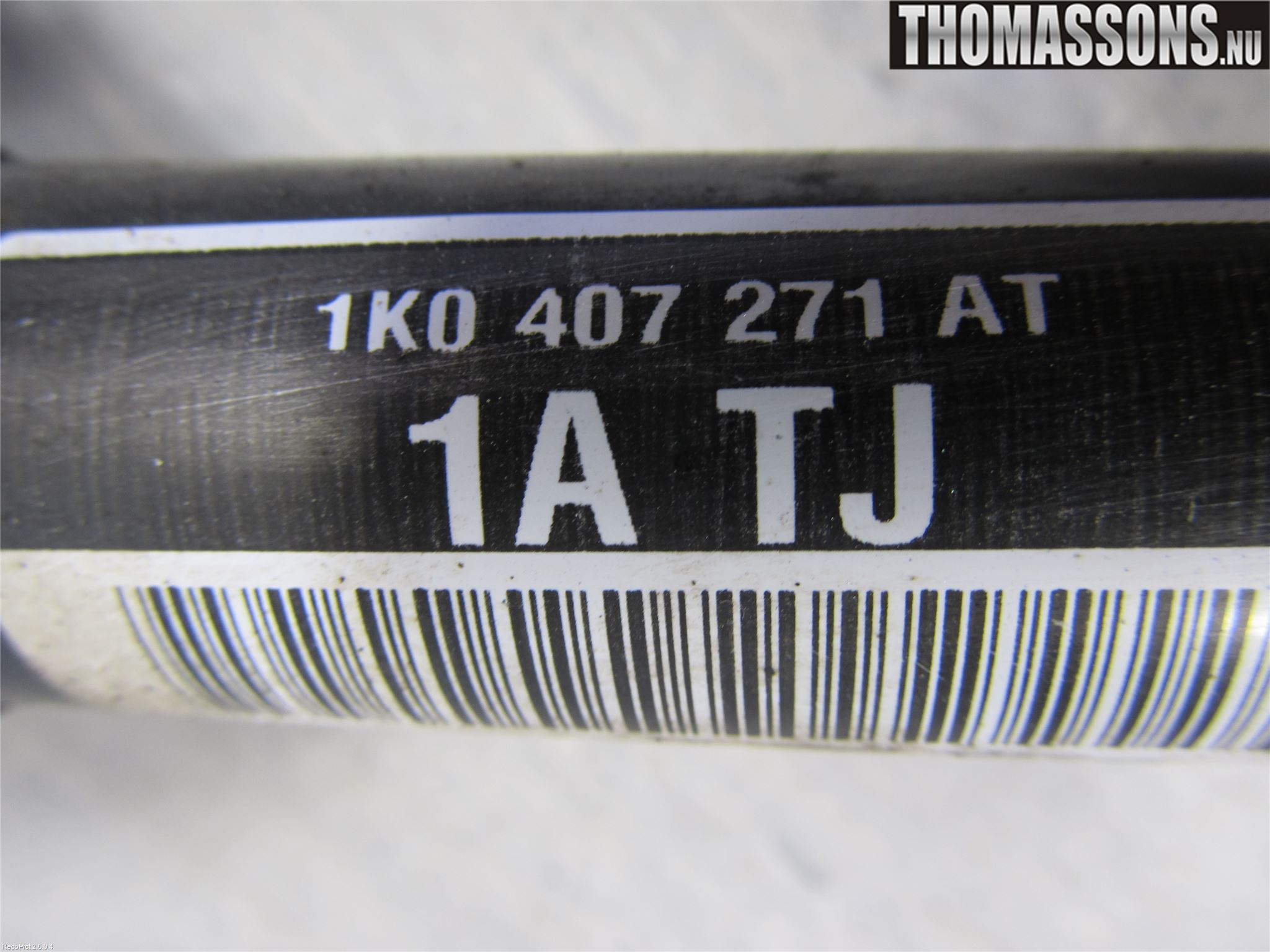 Seat ALTEA Drivaxel Fram Vänster