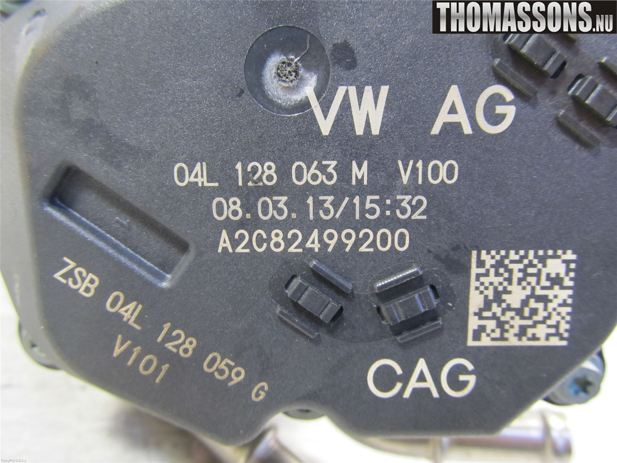 Volkswagen VW GOLF / E-GOLF VII 13-20 Injspjällhus