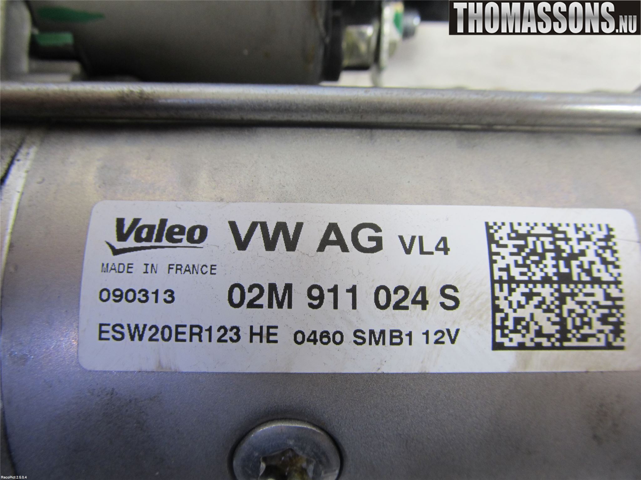 Volkswagen VW GOLF / E-GOLF VII 13-20 Startmotor Diesel