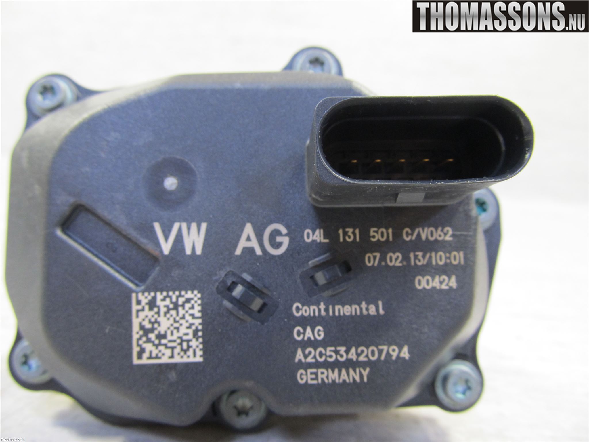 Volkswagen VW GOLF / E-GOLF VII 13-20 Injspjällhus