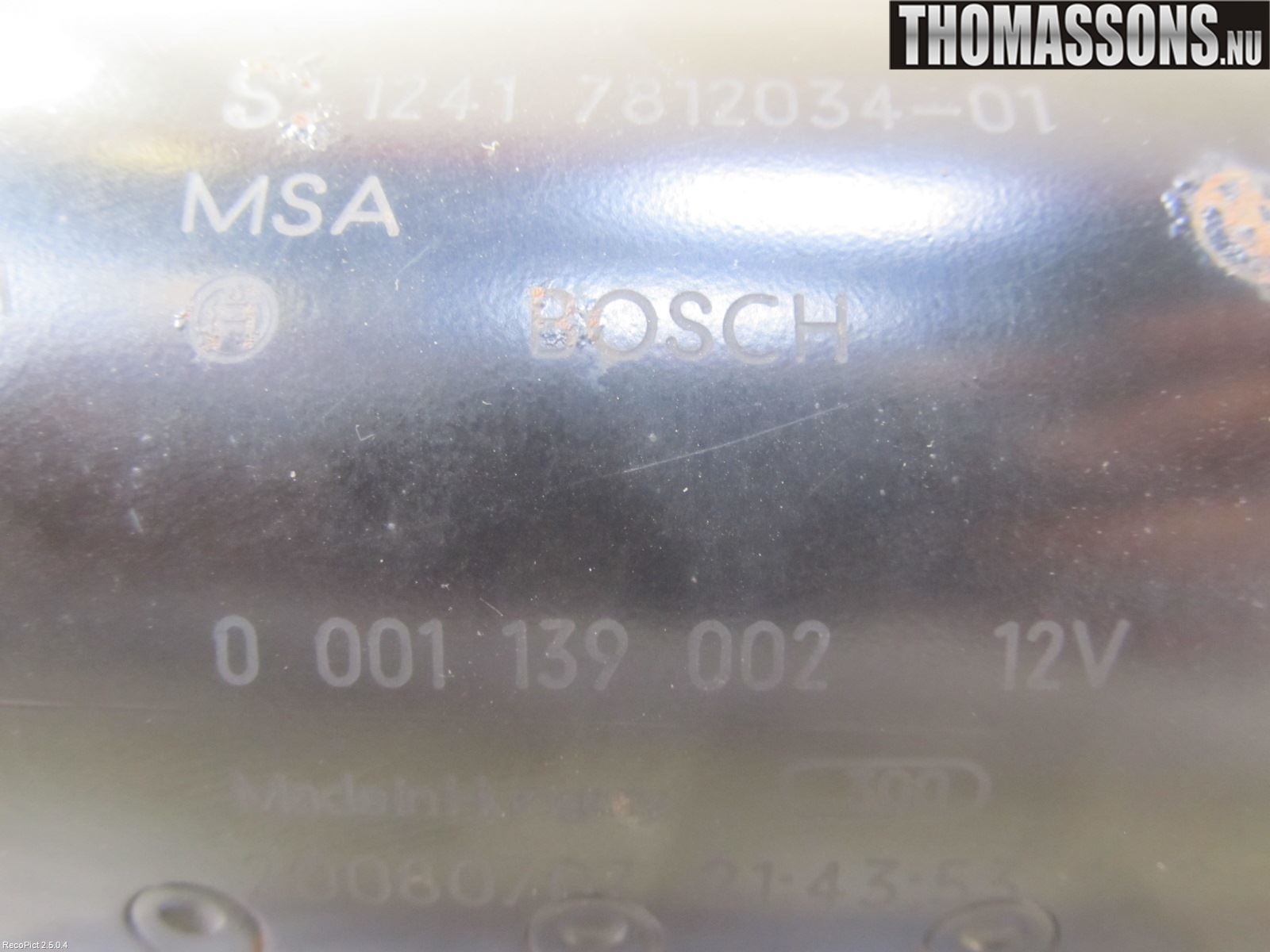 BMW 3 E90/91 SED/TOU 05-12 Startmotor Diesel