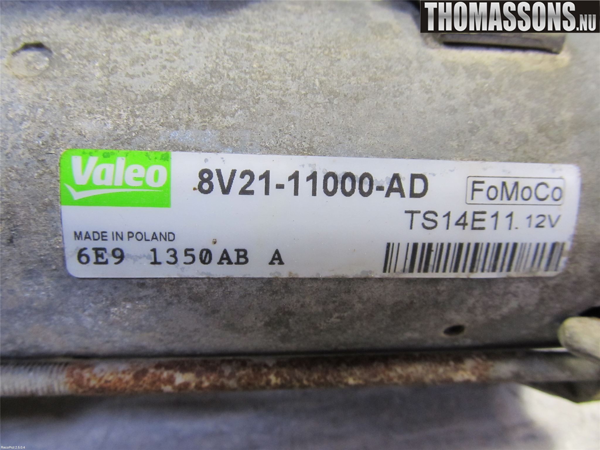 Mazda 2 (DE) 08-15 Startmotor Diesel
