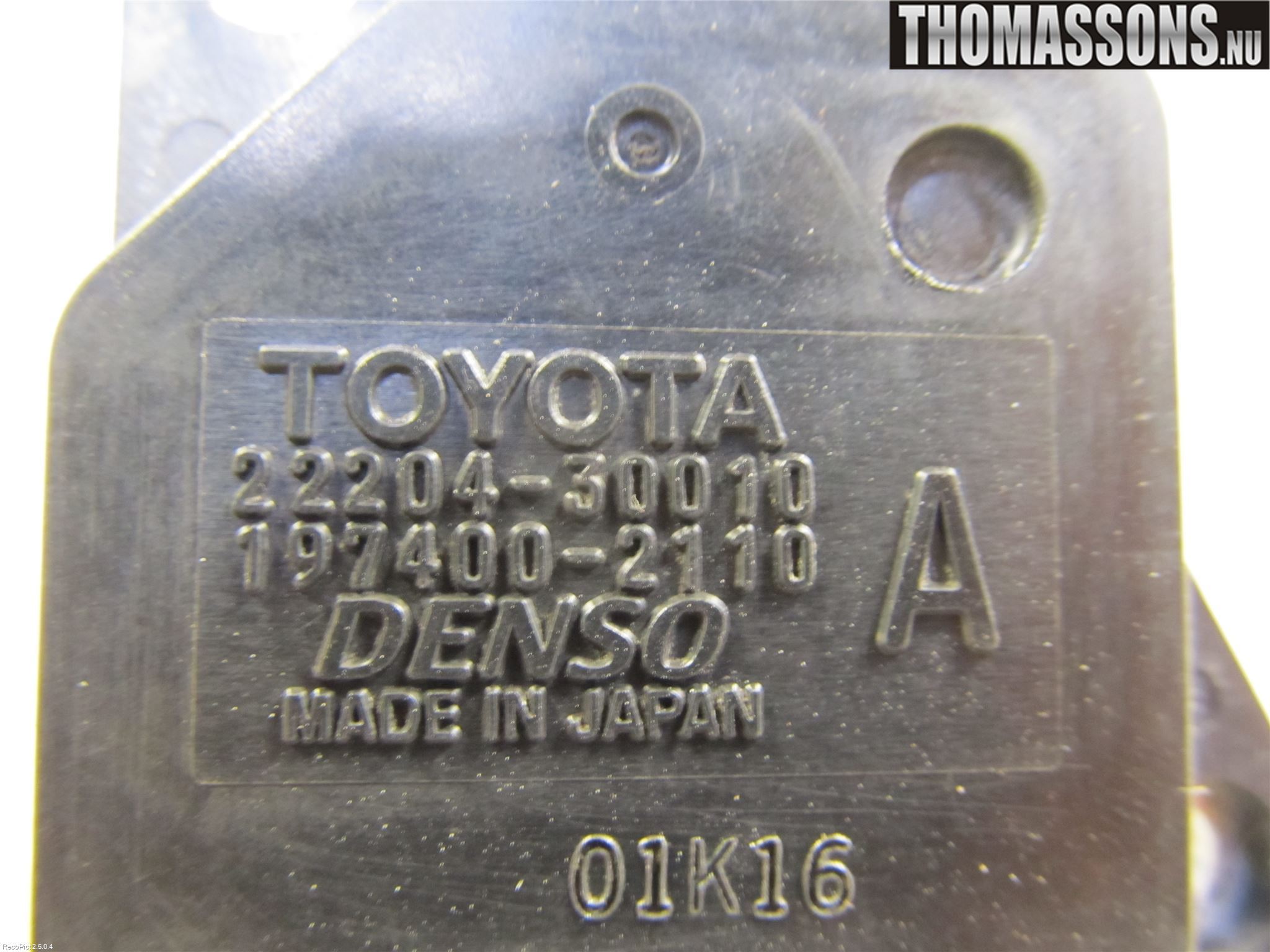 Toyota AVENSIS 07-08 Injluftmassamätare