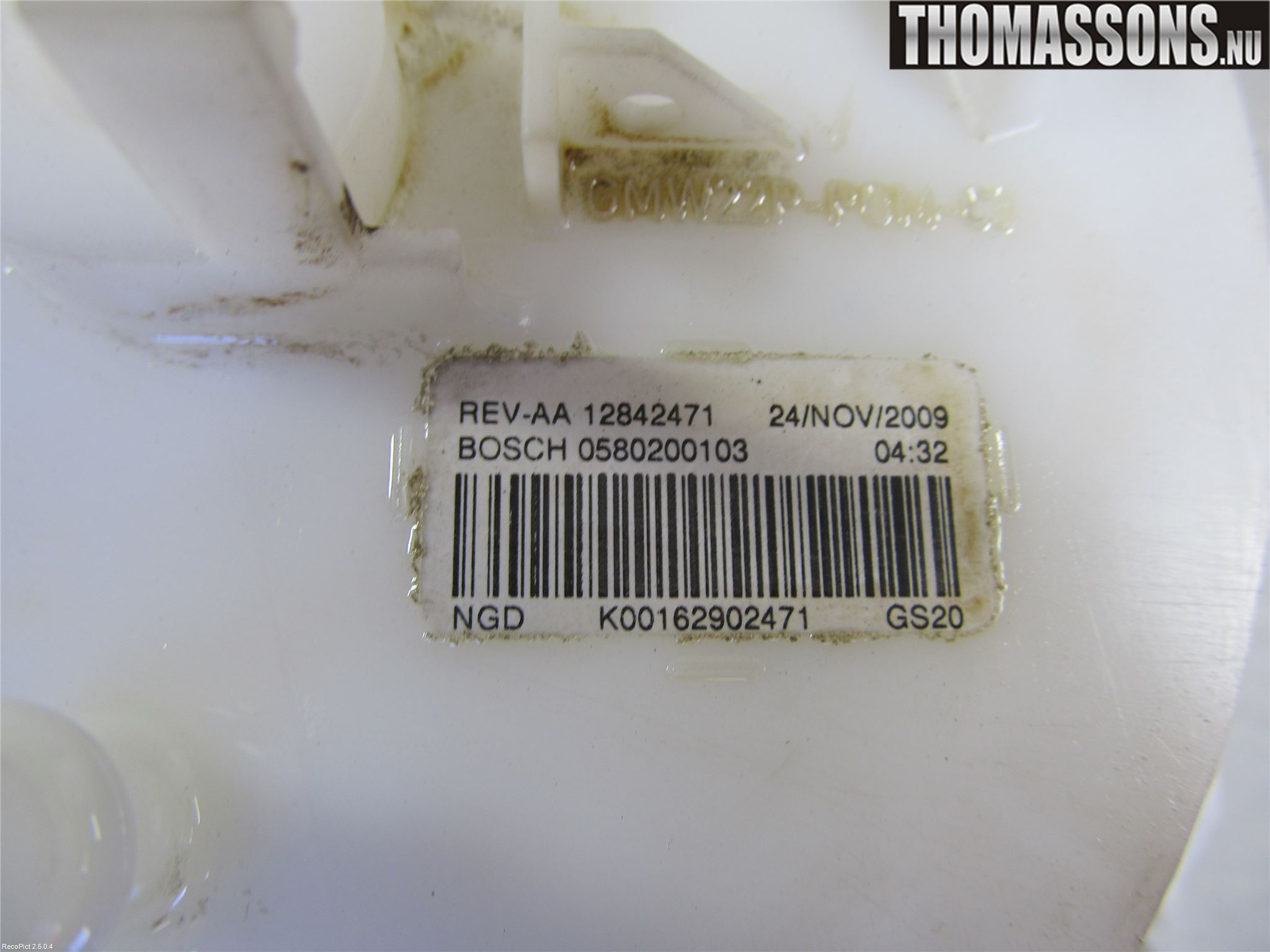 Opel ASTRA J 10-15 Bränsle Insppump Bensin