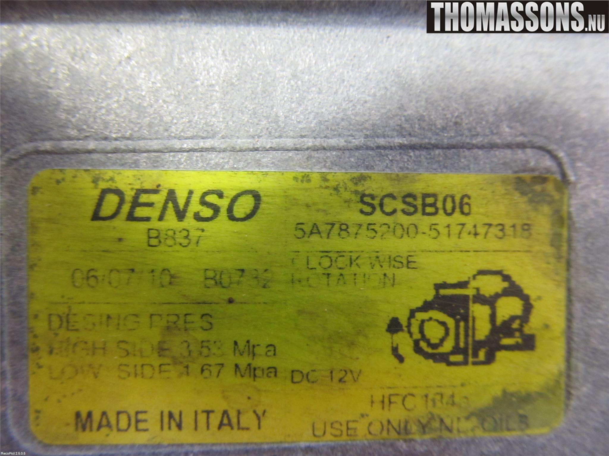 Ford KA 09-16 Ac Kompressor