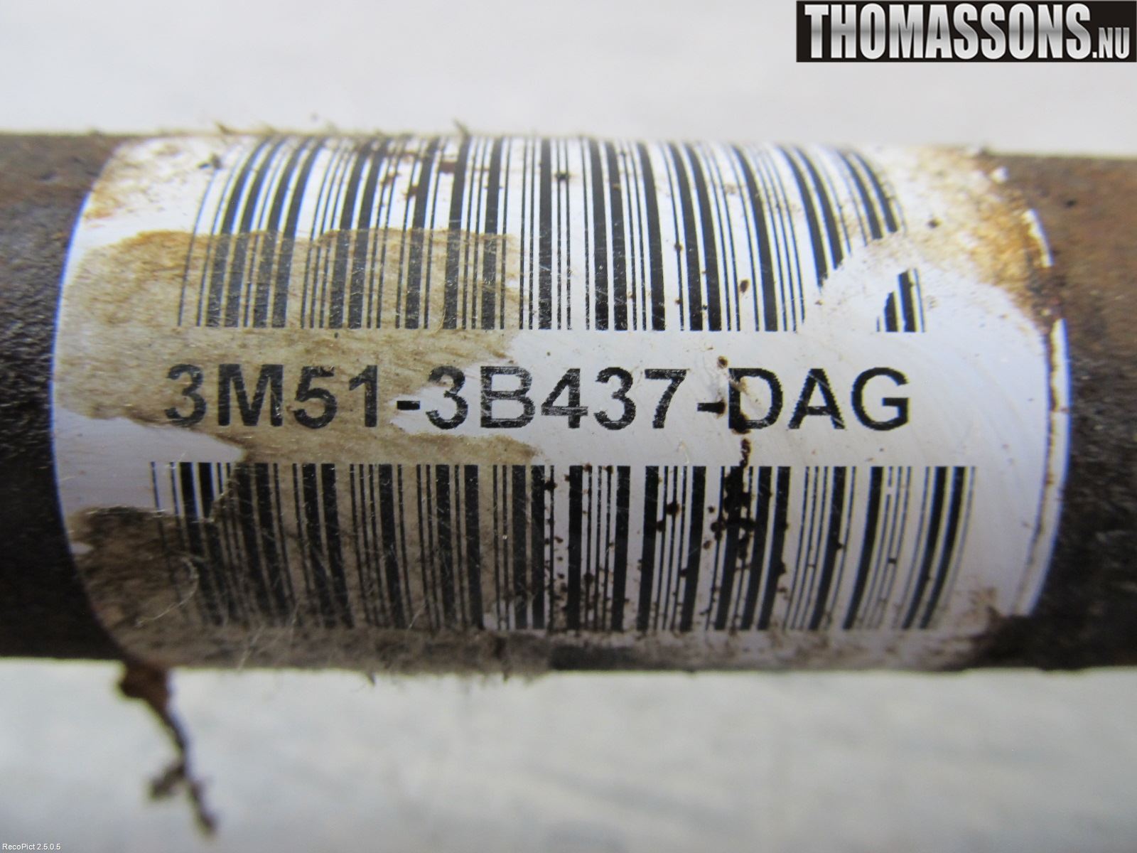 Ford FOCUS 08-11 Drivaxel Fram Vänster