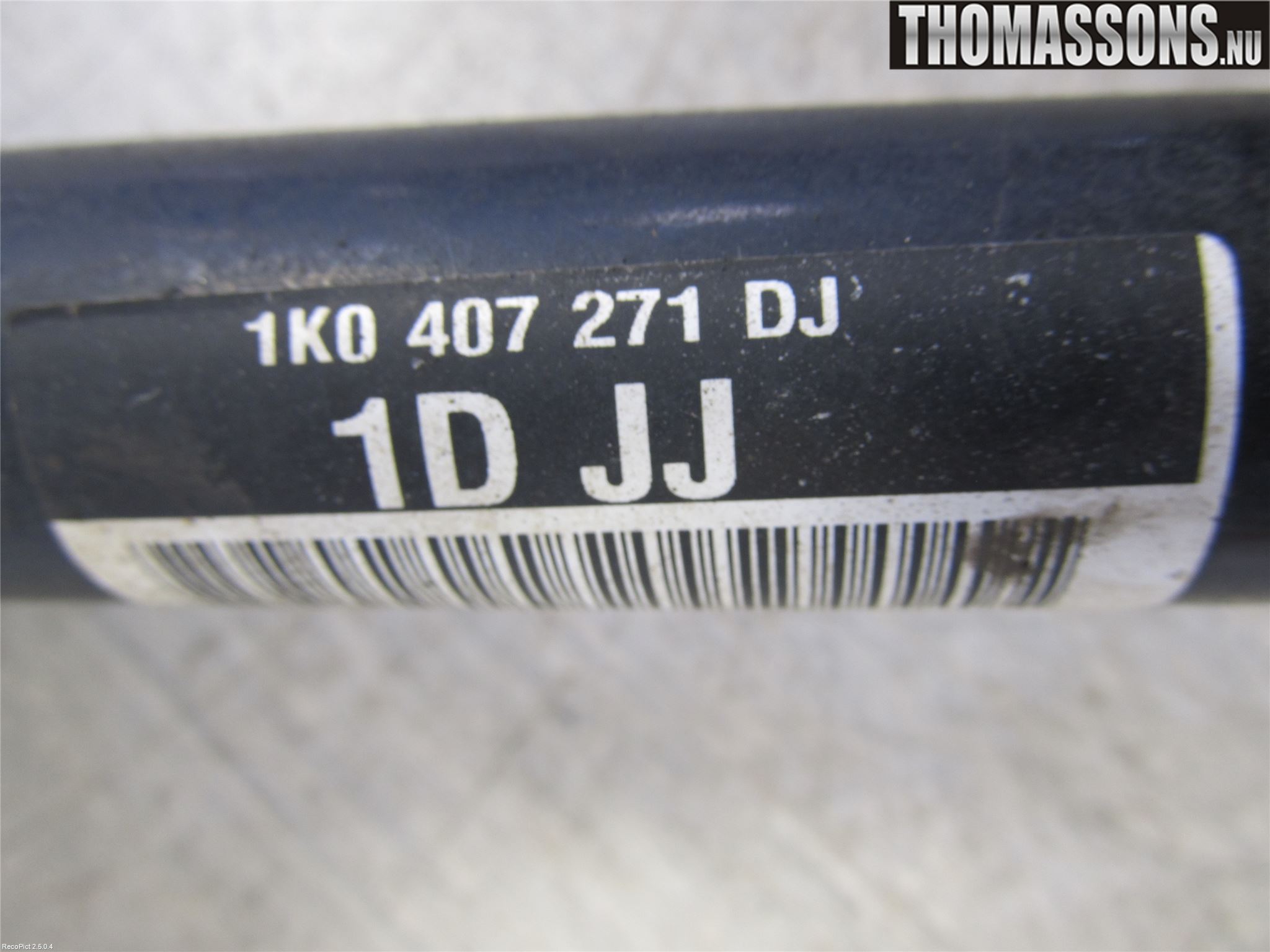 Volkswagen VW GOLF V 04-09 Drivaxel Fram Vänster