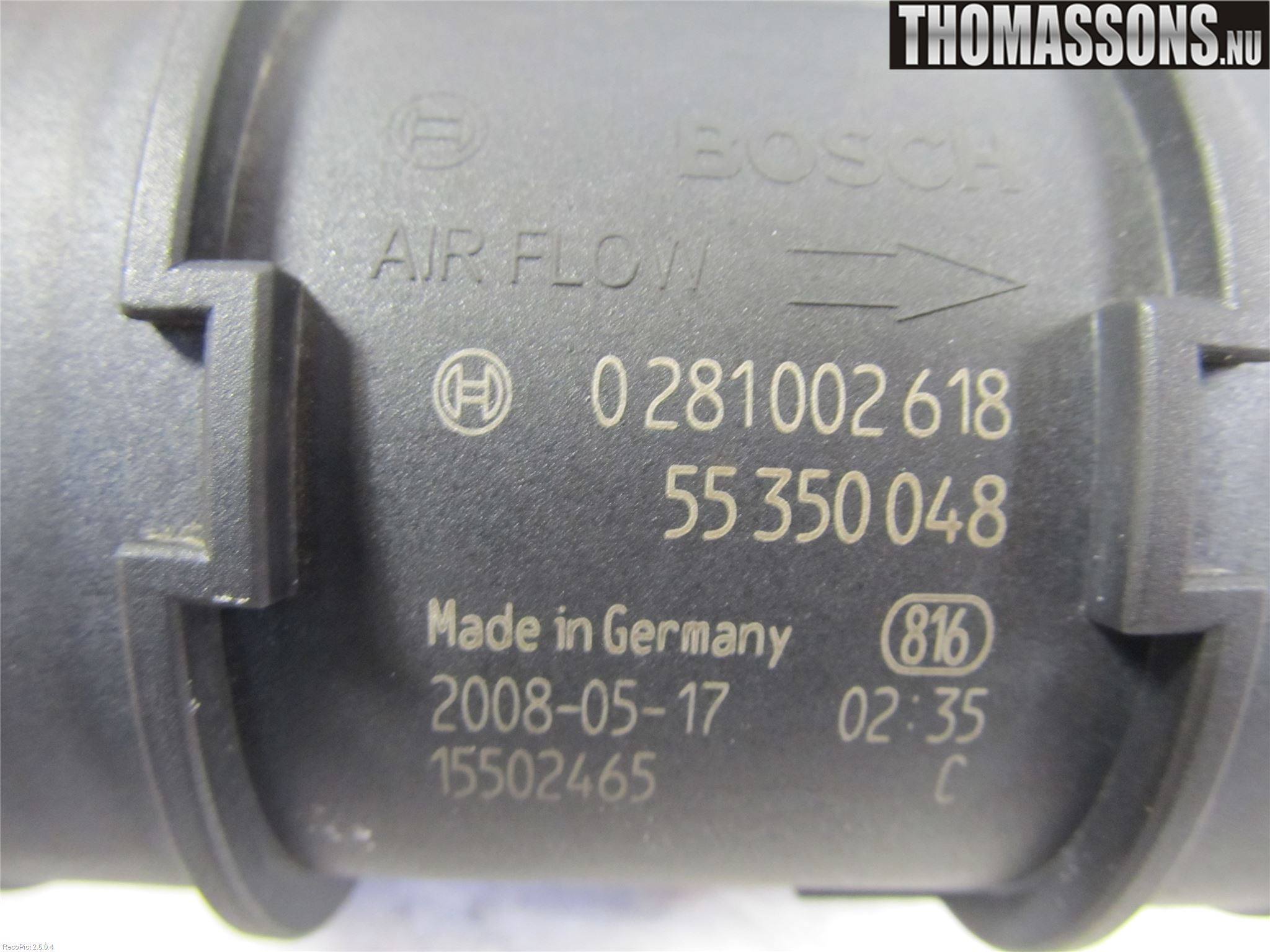 Saab 9-3 VER2/VER3 08-15 Injluftmassamätare