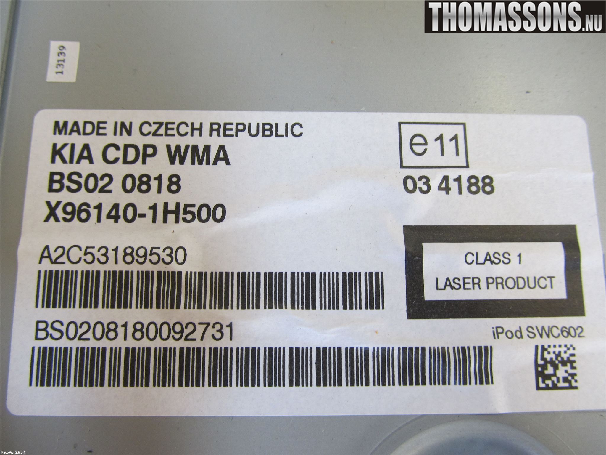 Kia CEED 06-12 Cd Radio - Multimediapanel