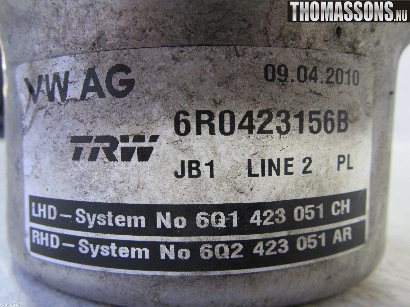 Skoda FABIA 07-14 Styrservo Pump Elektrisk