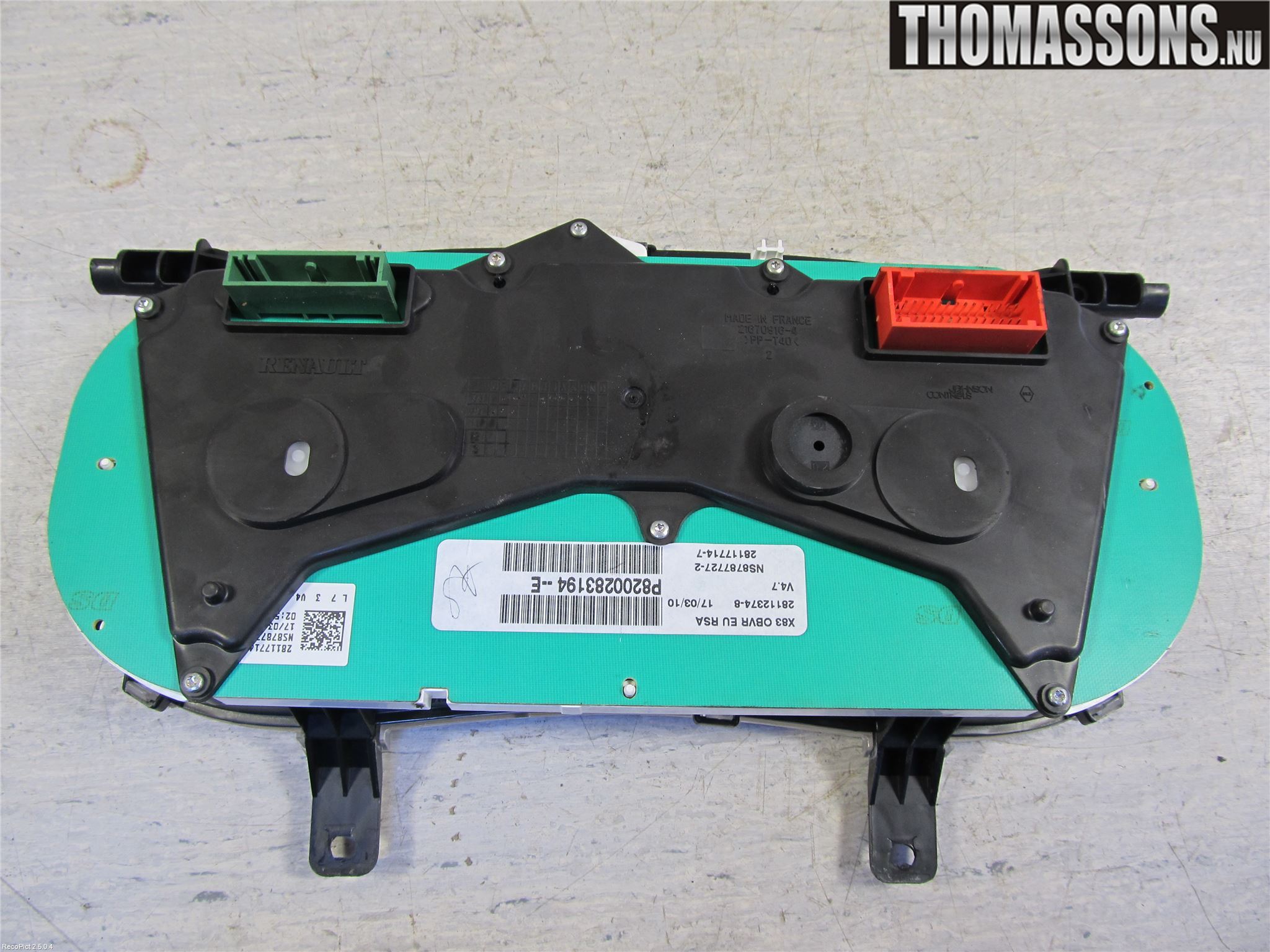 Nissan PRIMASTAR Instrument Komb