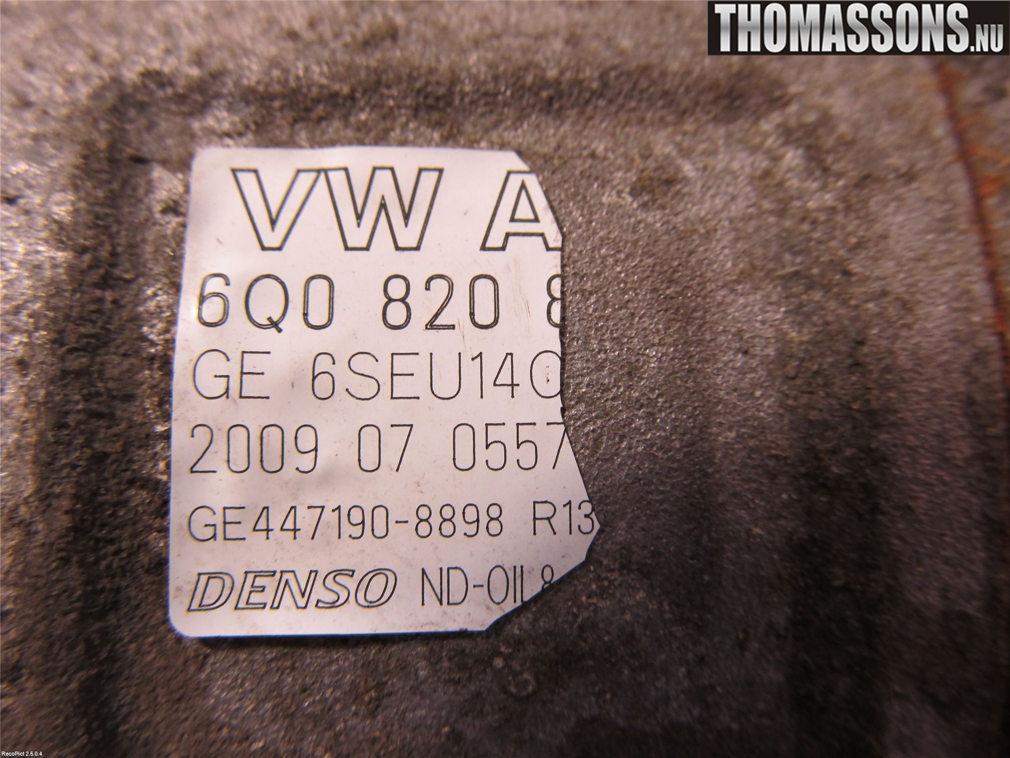 Seat IBIZA IV 08-16 Ac Kompressor