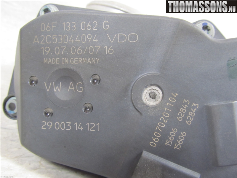 Audi A4/S4 05-07 Injspjällhus