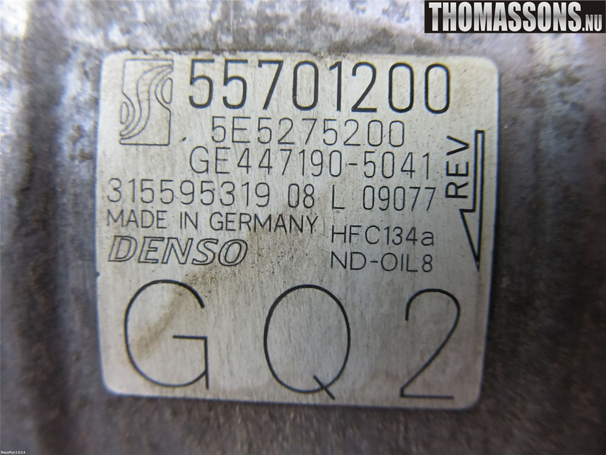 Opel CORSA D 07-14 Ac Kompressor