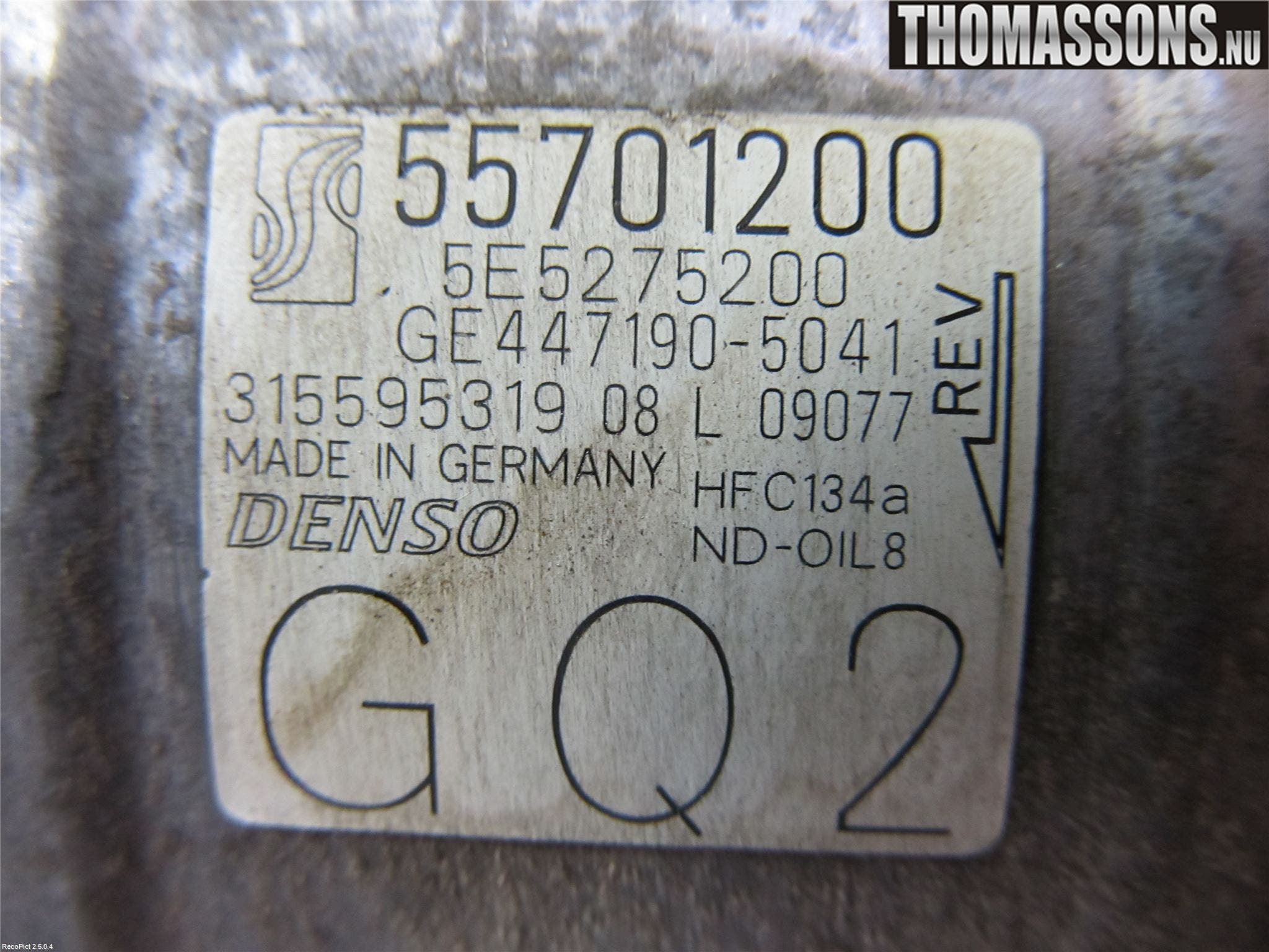 Opel CORSA D 07-14 Ac Kompressor