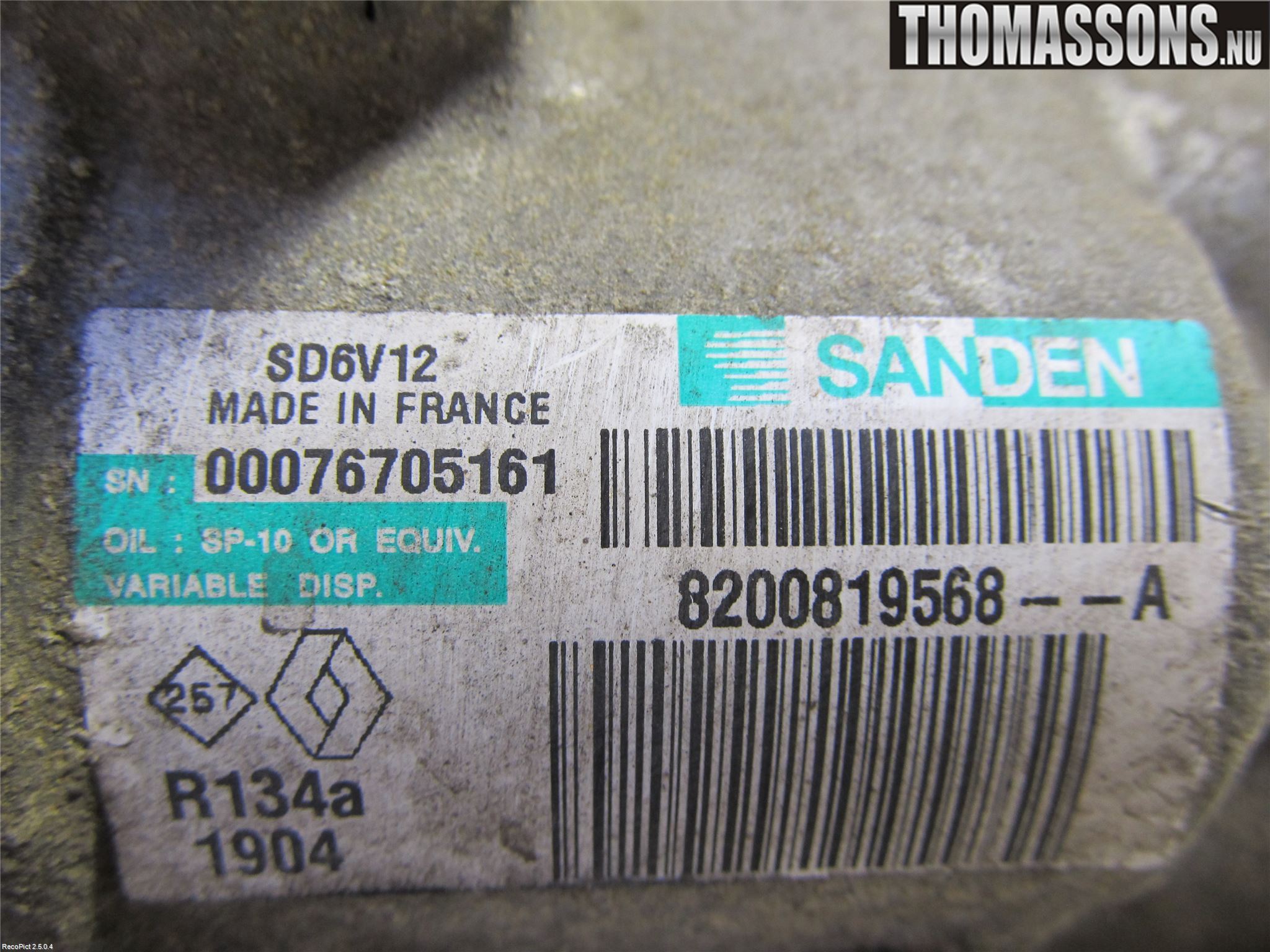 Renault CLIO III  09-12 Ac Kompressor