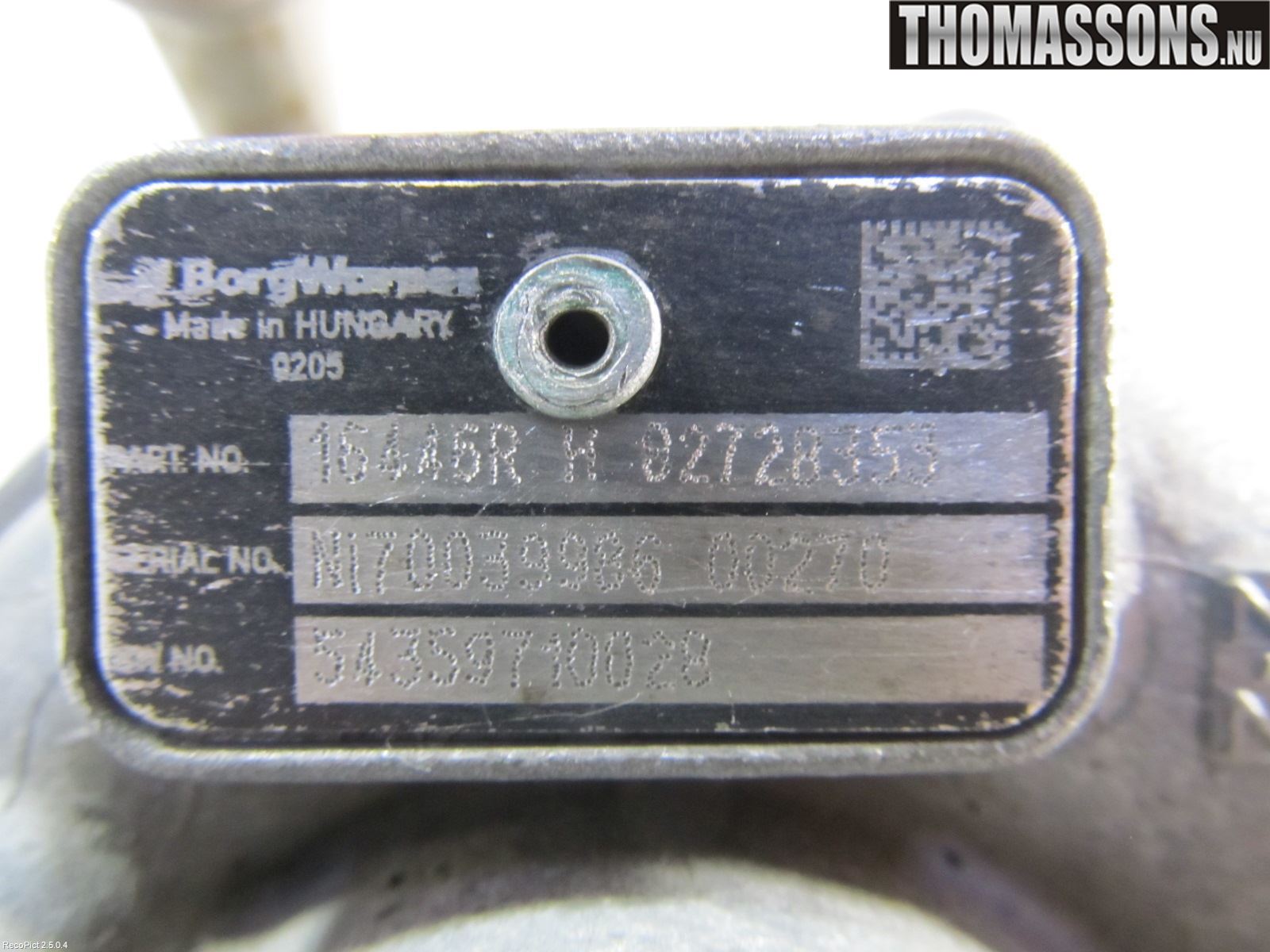 Renault MEGANE III 09-15 Turboaggregat