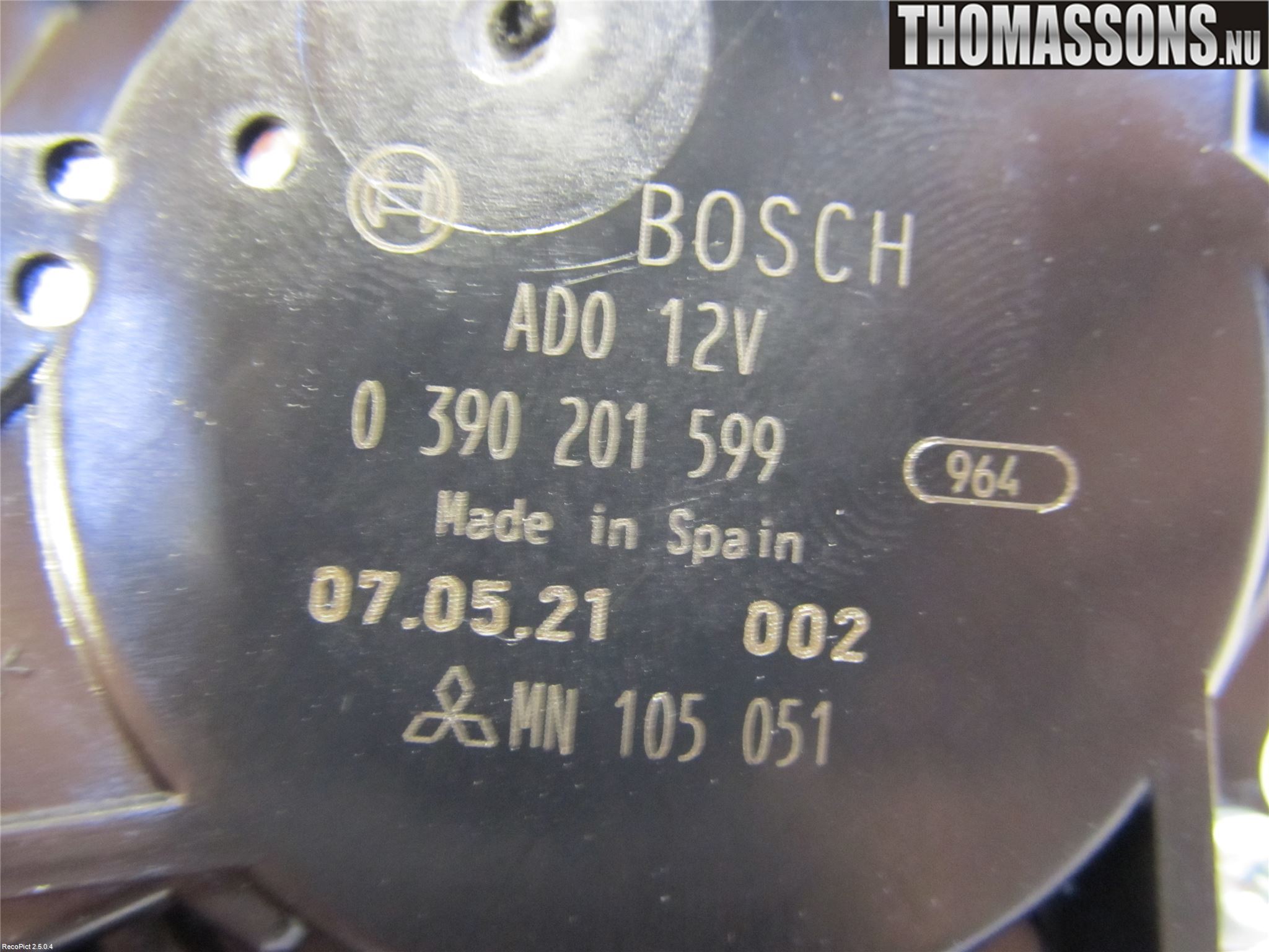 Mitsubishi COLT   04-08 Torkarmotor Baklucka