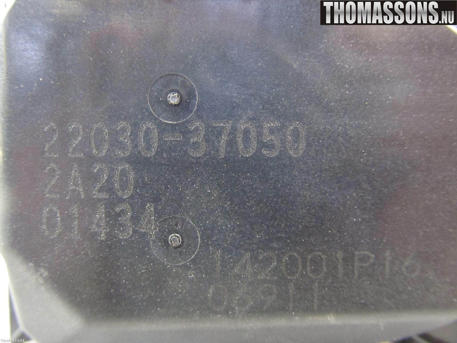 Toyota AVENSIS 09-15 Injspjällhus
