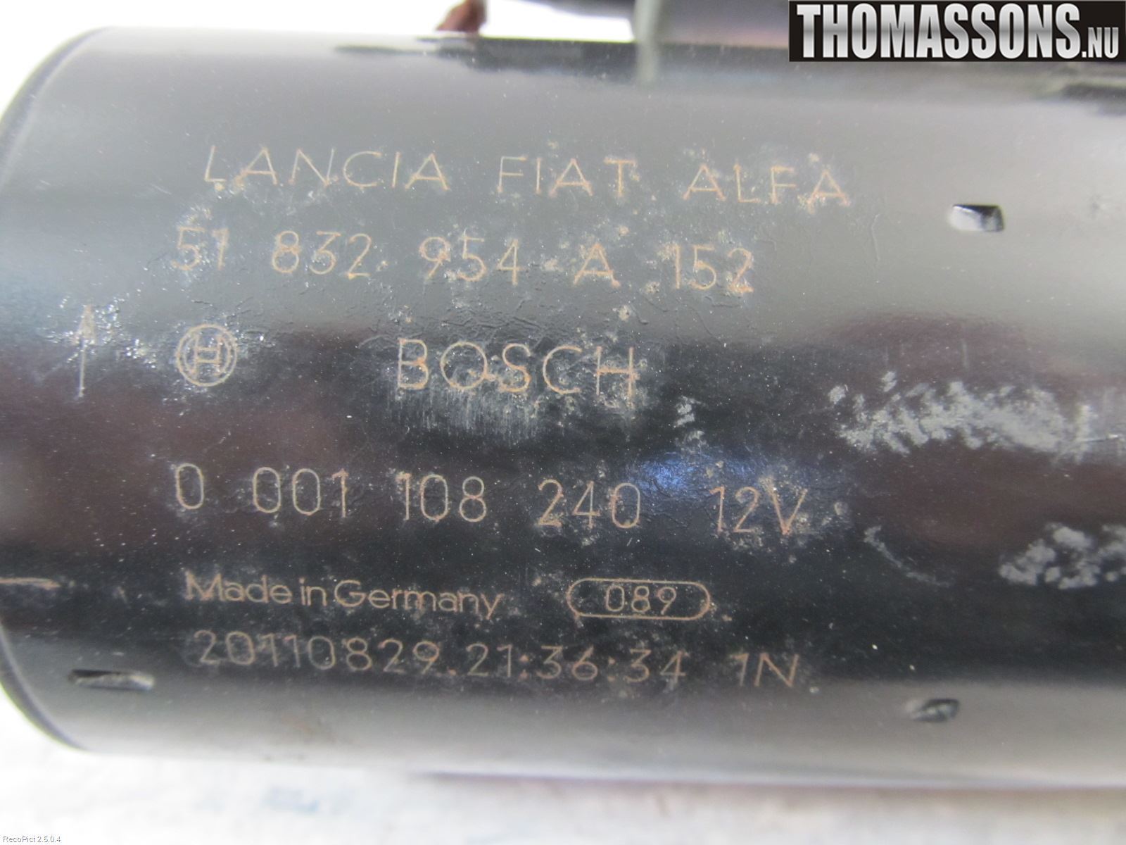 Lancia DELTA Startmotor Diesel