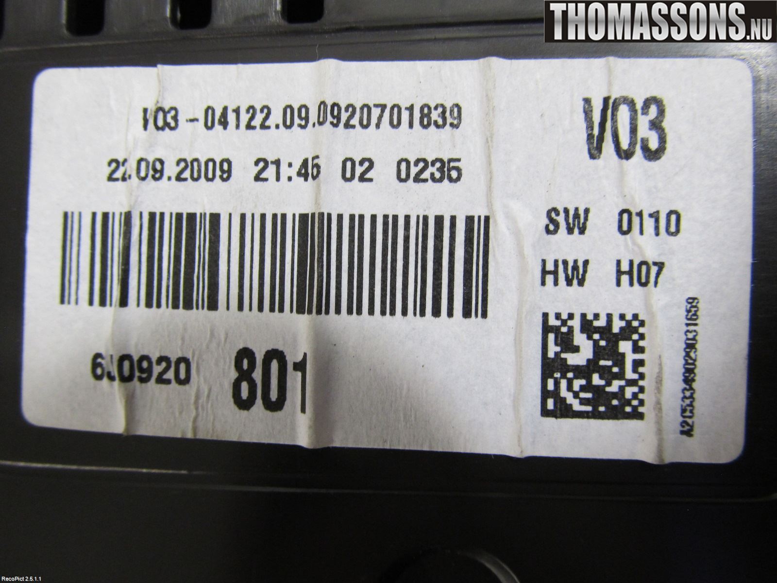 Seat IBIZA IV 08-16 Instrument Komb