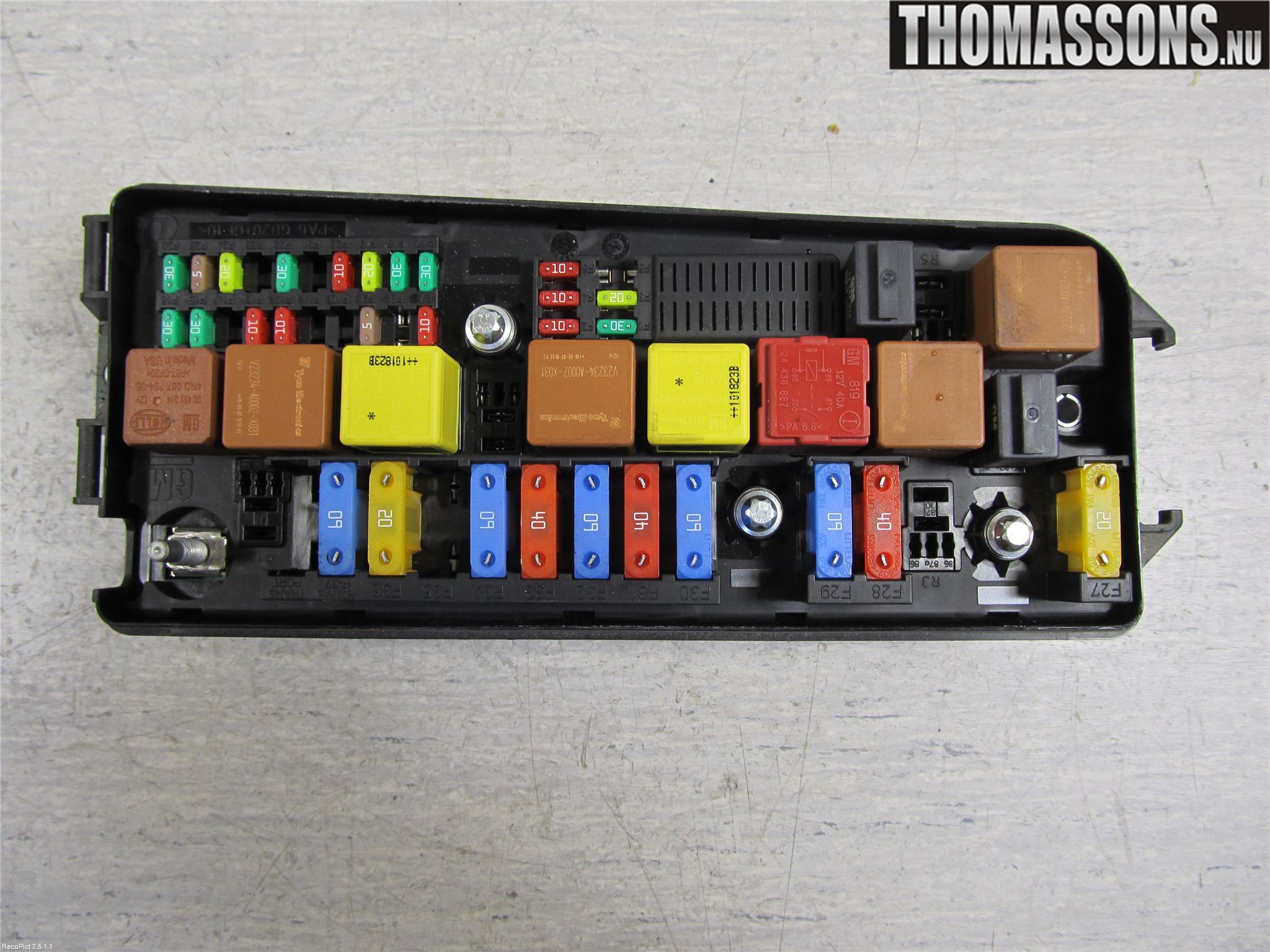 Saab 9-3 VER2/VER3 08-15 Säkringsdosa-Elcentral