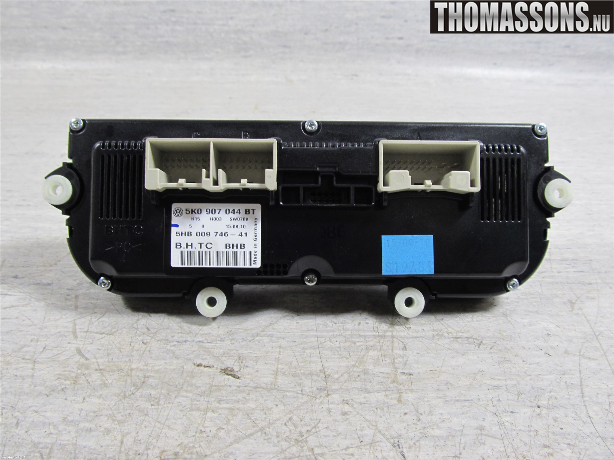 Volkswagen VW PASSAT 05-11 Ac Styrenhet Ac Manöveren